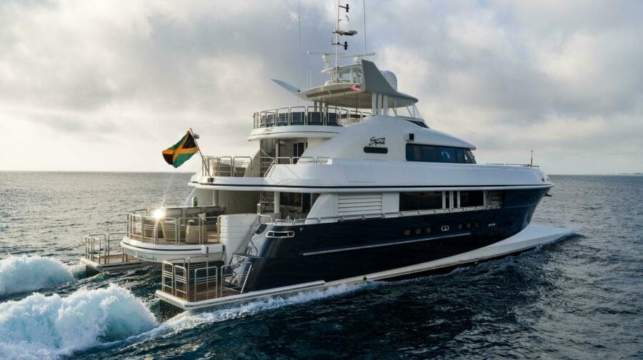 Super Power Catamaran Over 80 feet | Spirit 115' Wave Piercing Power Catamaran For Sale 