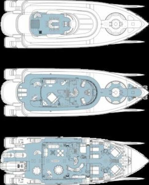 Super Power Catamaran Over 80 feet | Spirit 115' Wave Piercing Power Catamaran For Sale 