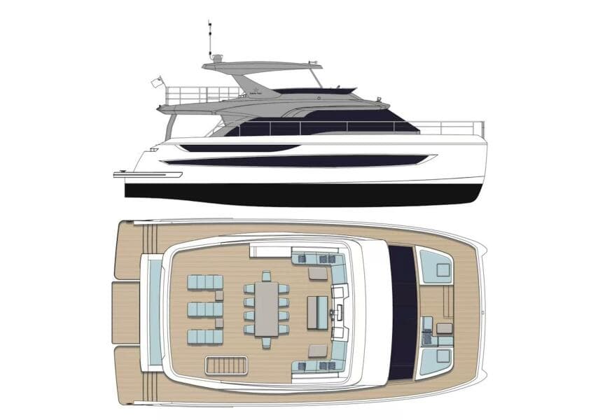 2026 Diamond Yachts EF66 Power Catamaran
