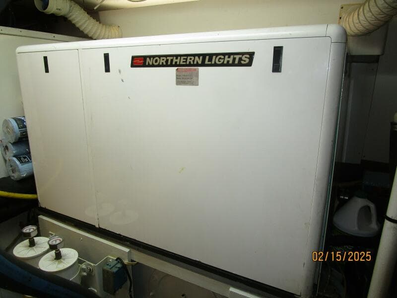 57' DeFever starboard generator soundbox