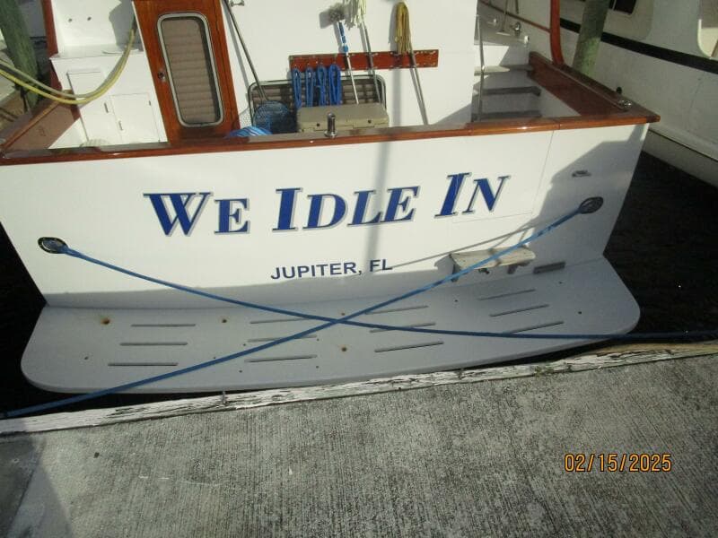 57' DeFever swimplatform