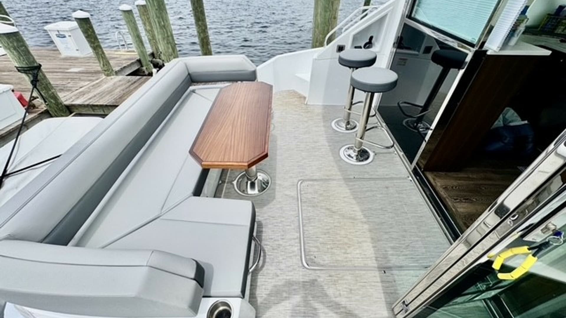 Aft Deck with Seating Area