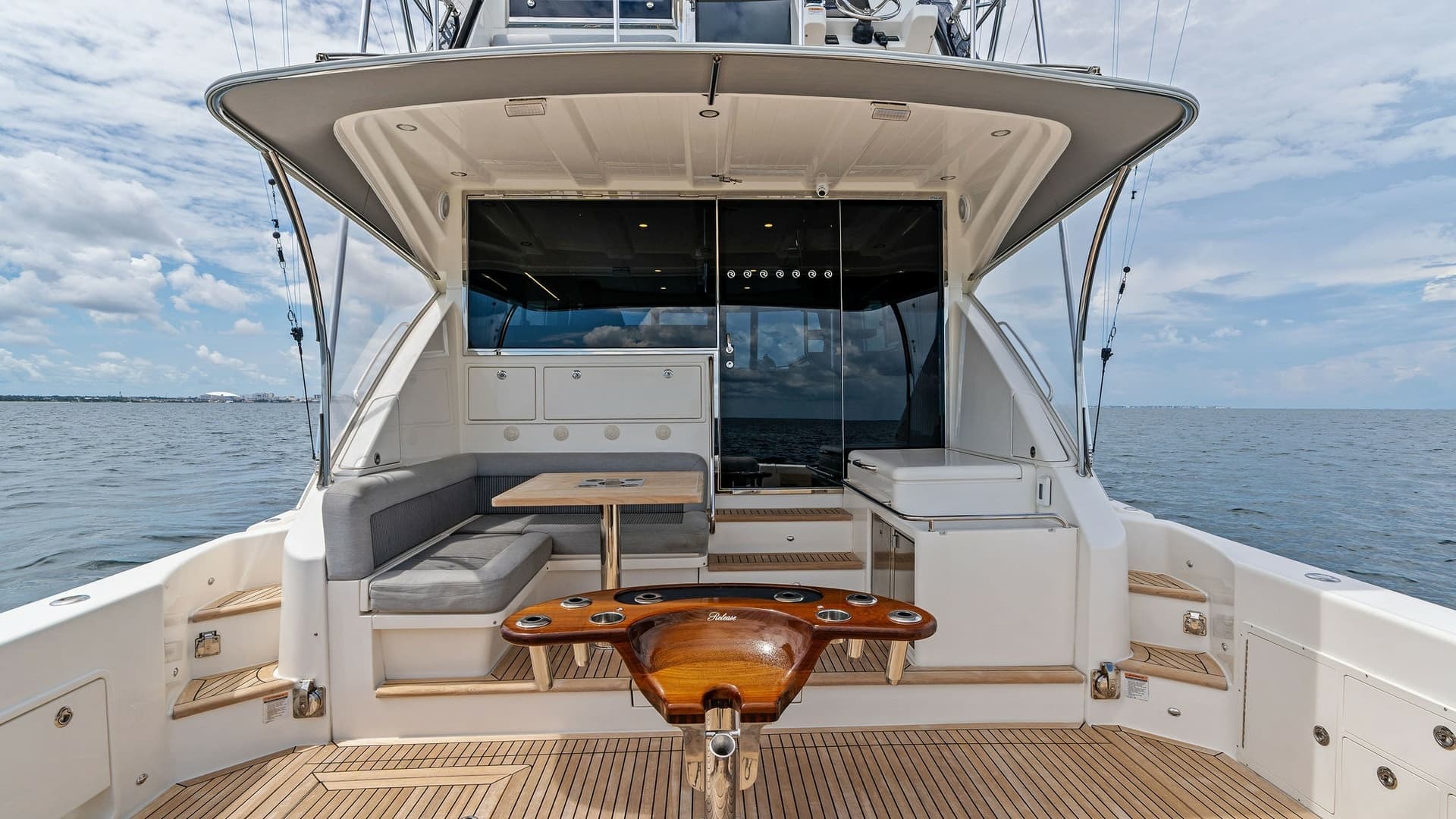 Spacious Aft Deck with Seating