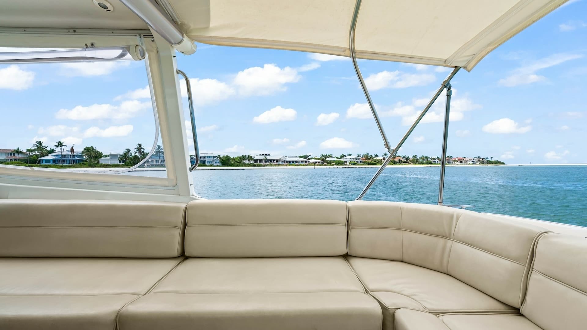 Spacious Aft Deck Seating Area