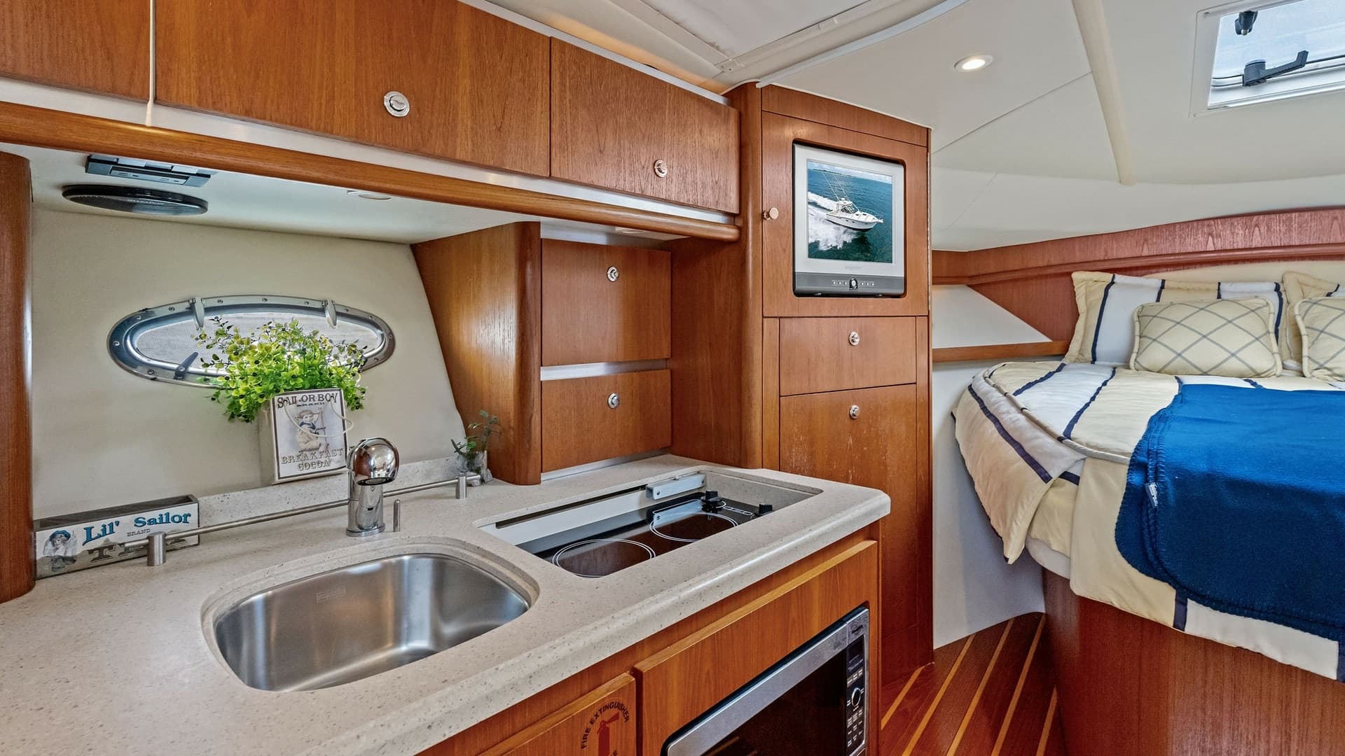 Galley and Forward Berth Area
