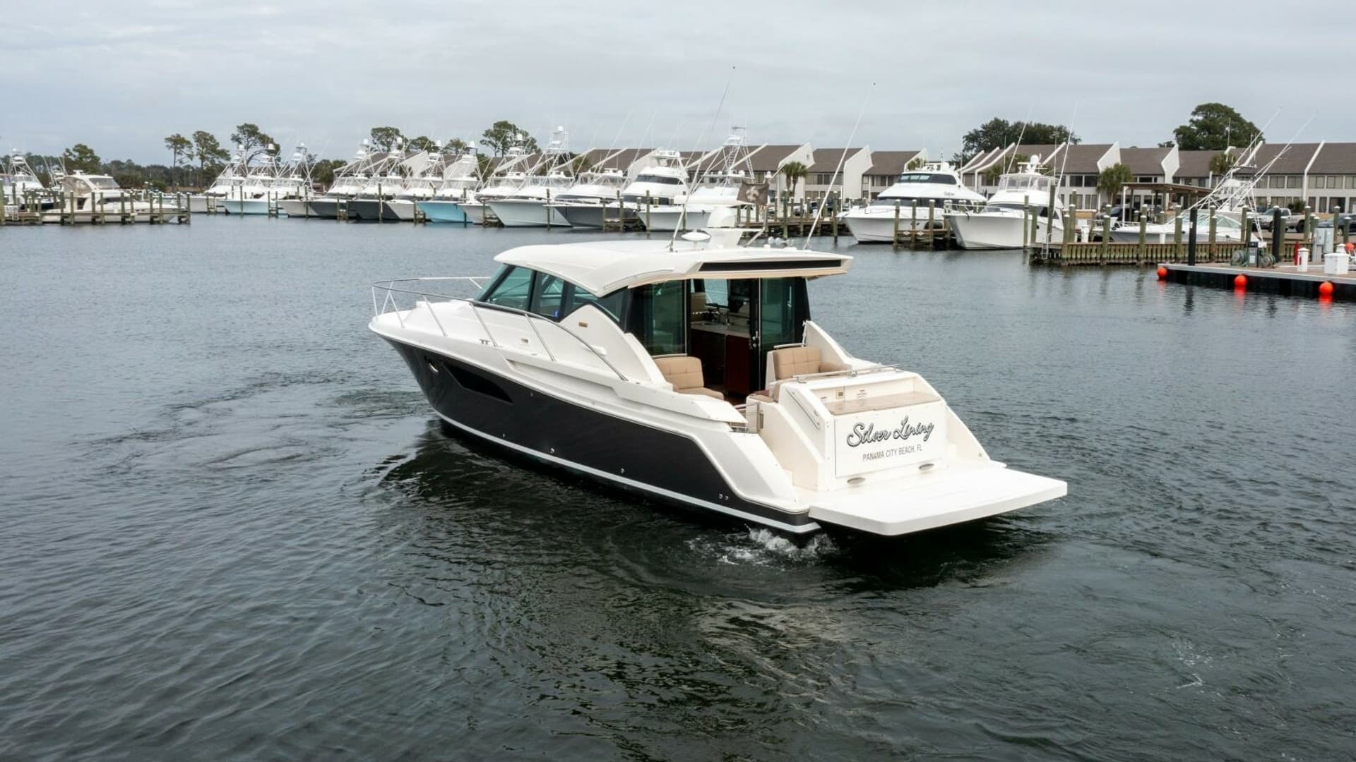 2015 Tiara Yachts 44 Coupe- SILVER LINING- Transom