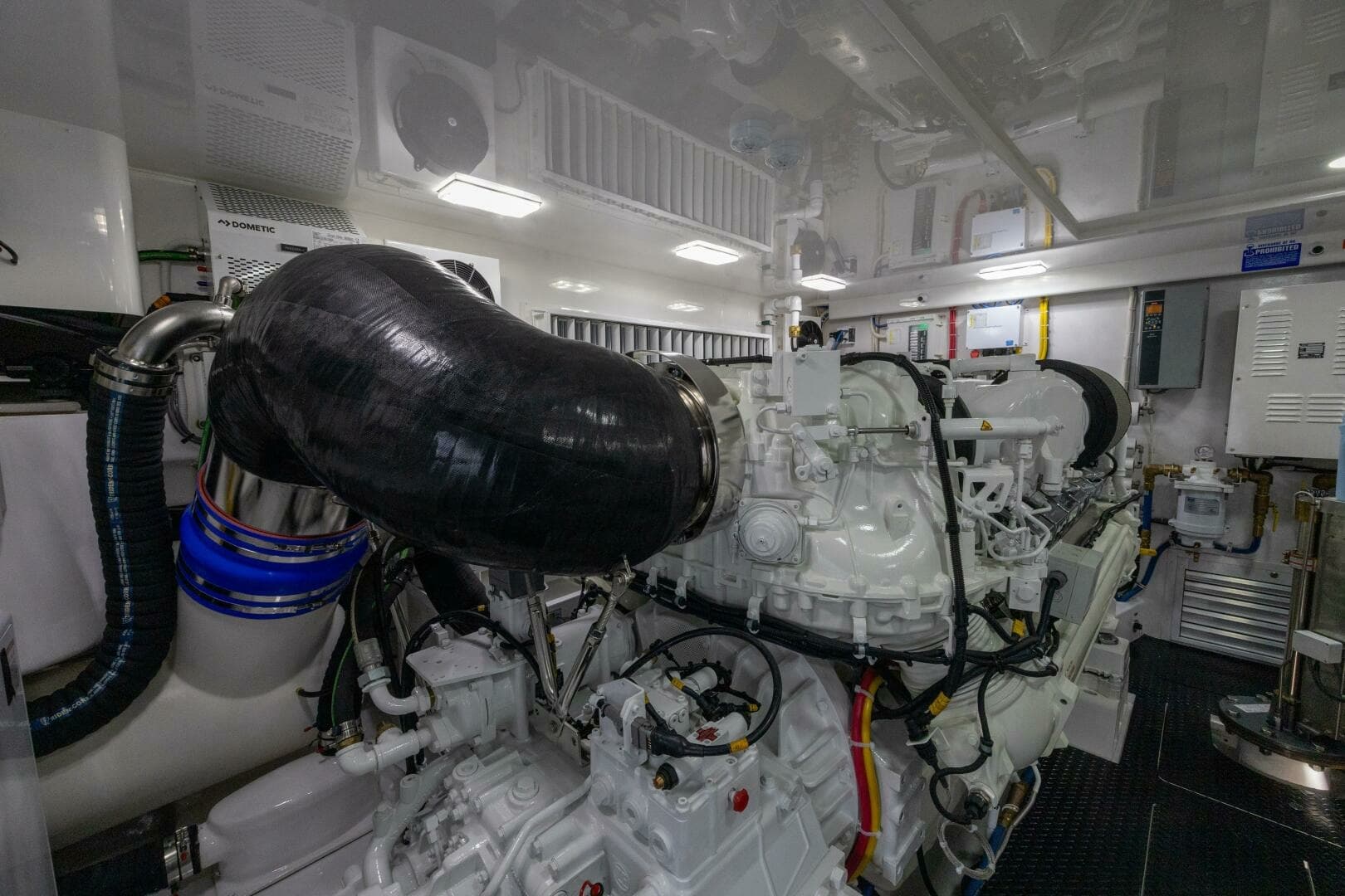 2025 82 Viking Convertible Boujie Engine Room (4)