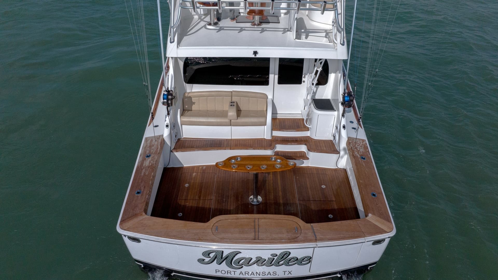 Spacious Aft Deck with Seating