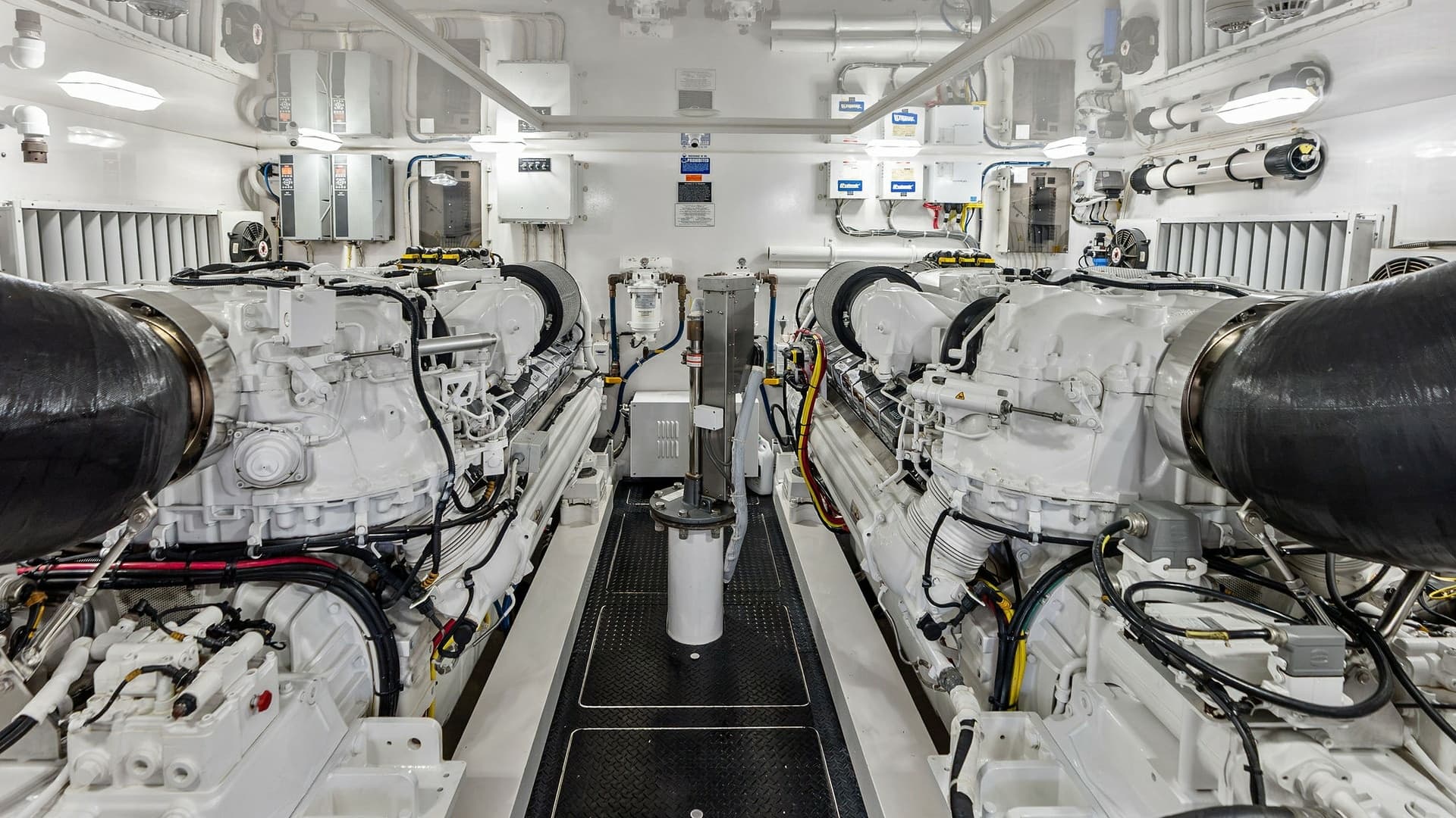 Engine Room with Twin Engines