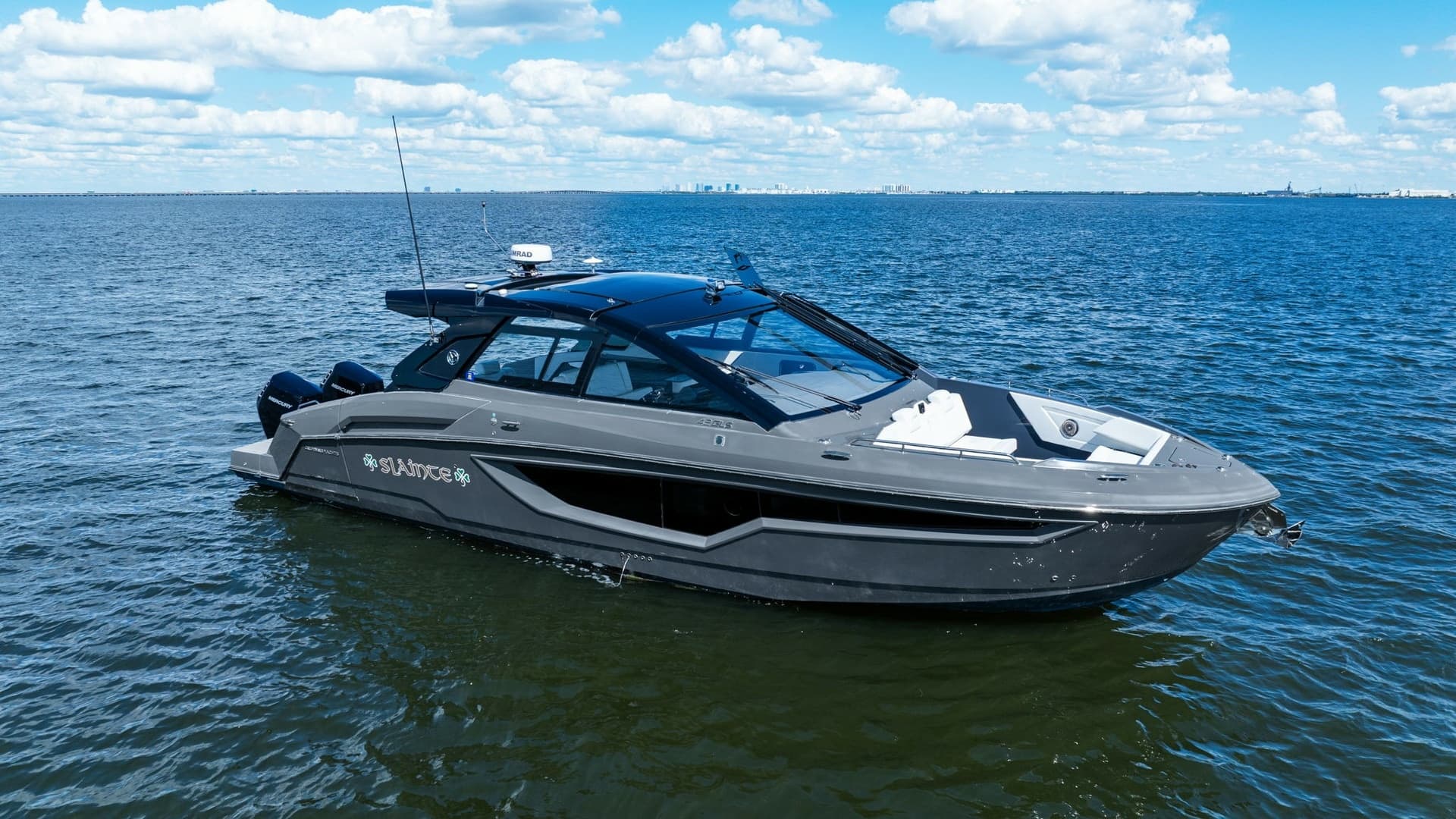Starboard Profile of 2023 Cruisers Yachts 42 GLS