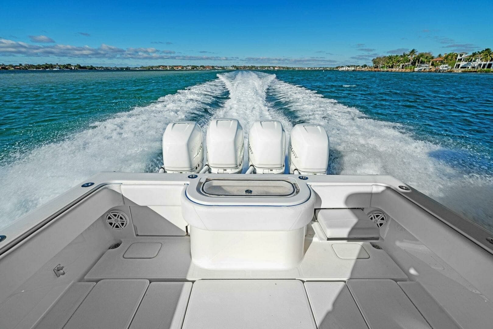2019 Invincible 42 Open Fisherman 'Ohana'Cockpit