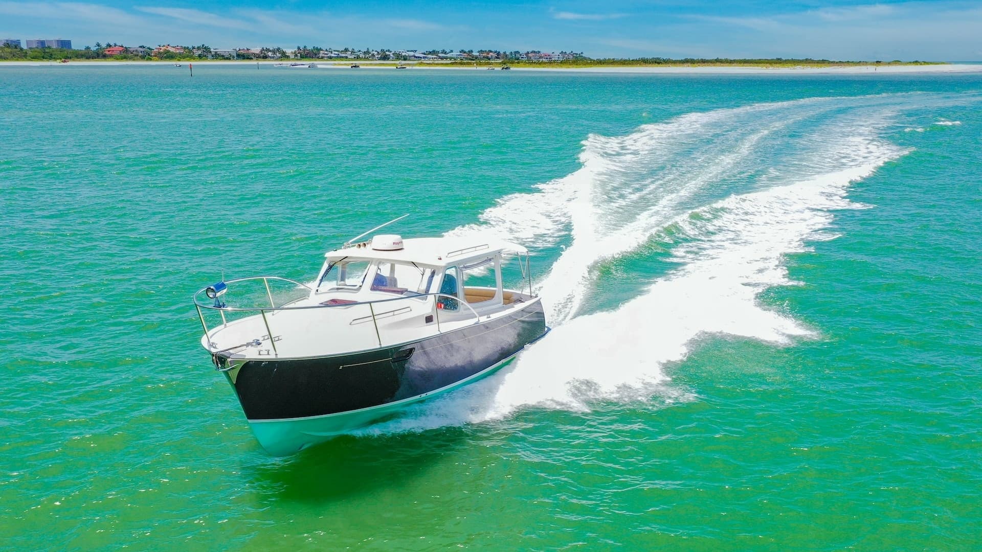 Bow View Cruising in Open Waters