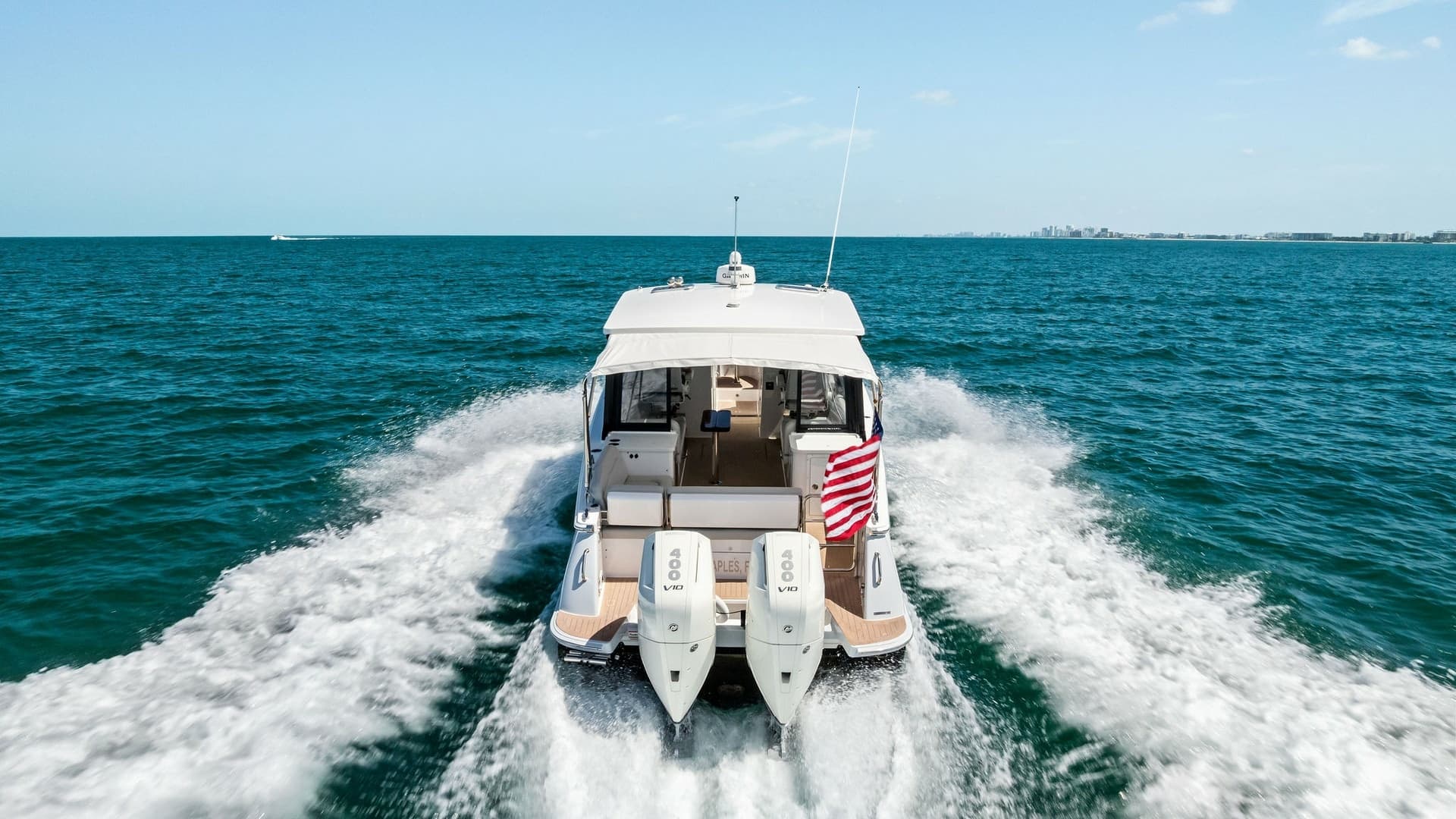 Aft View with Dual Outboards