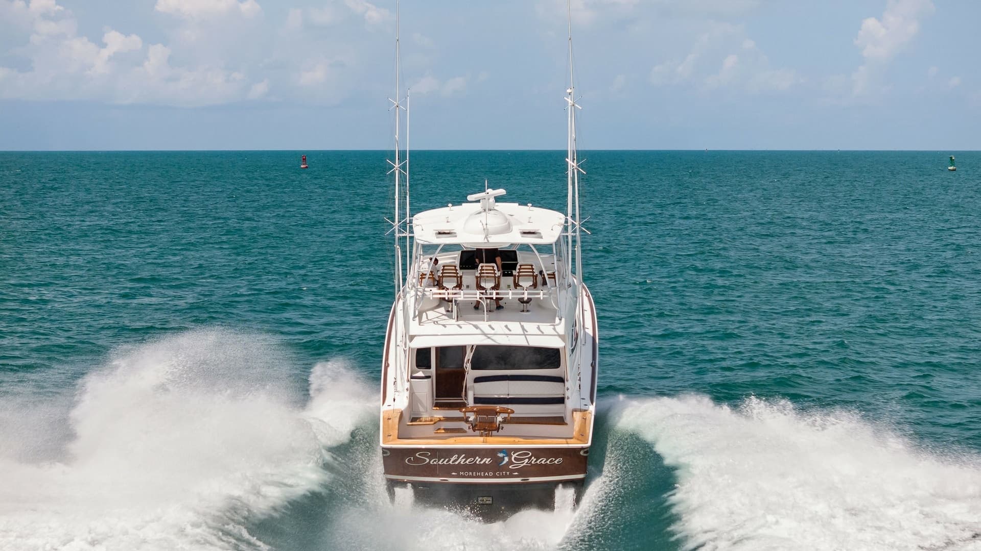 Aft View Underway