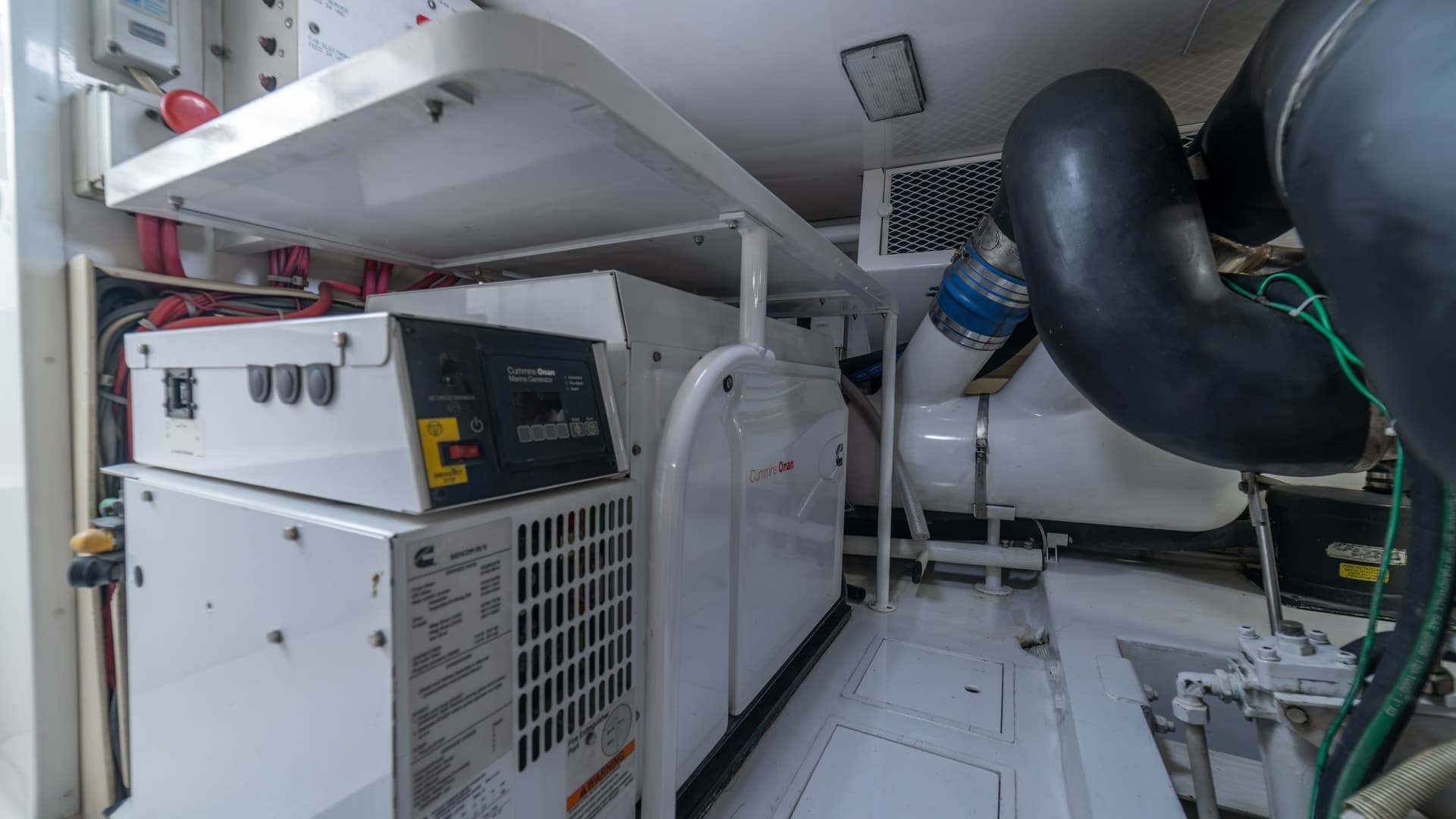 Engine Room with Generator 2002 Viking 61 Convertible