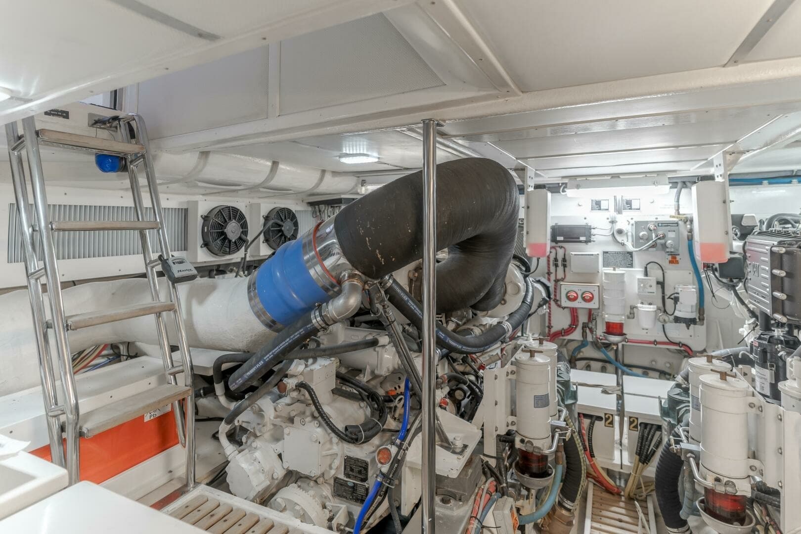 Engine Room with Twin Engines