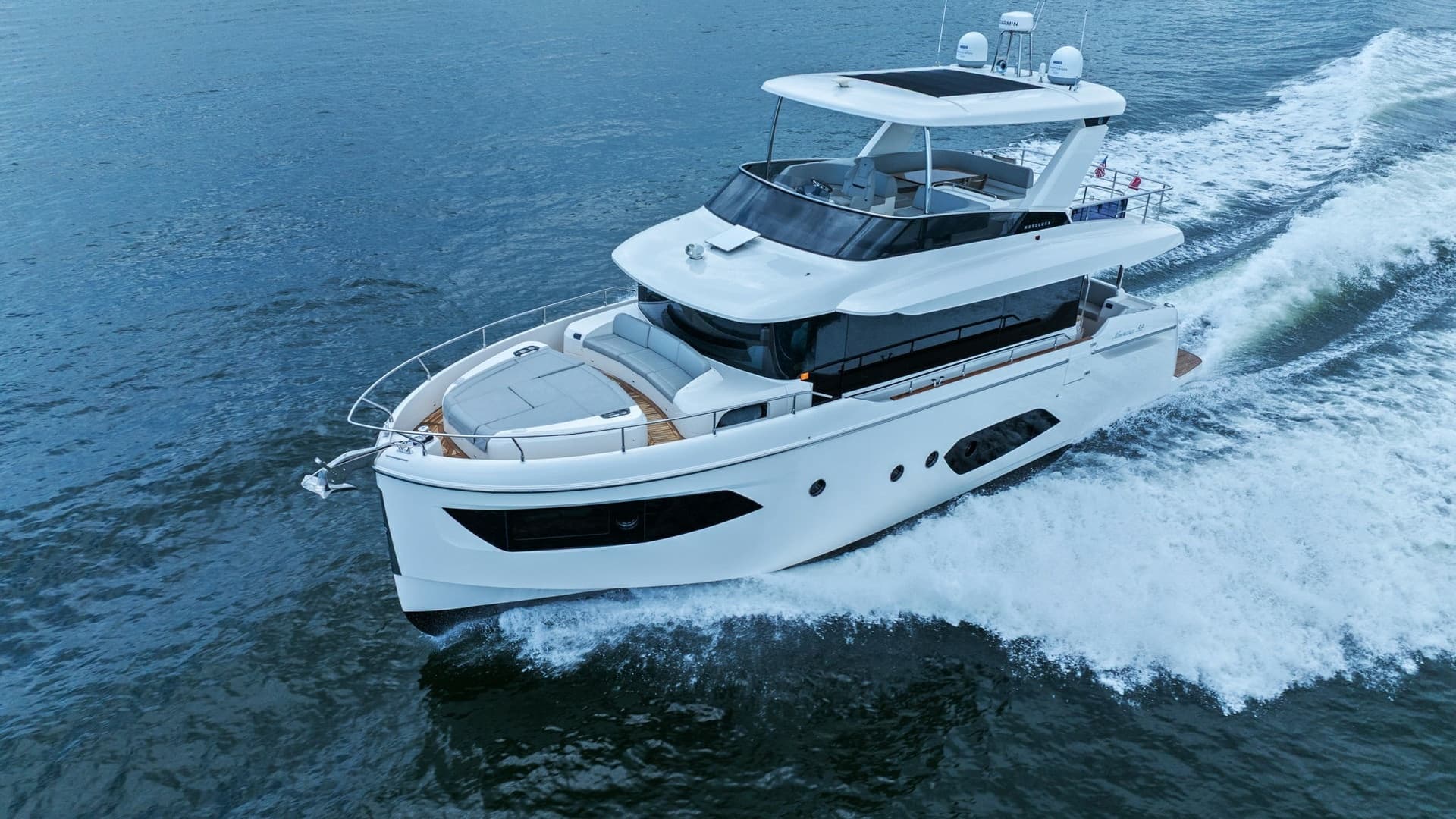 Aerial View of Navetta 52 Cruising