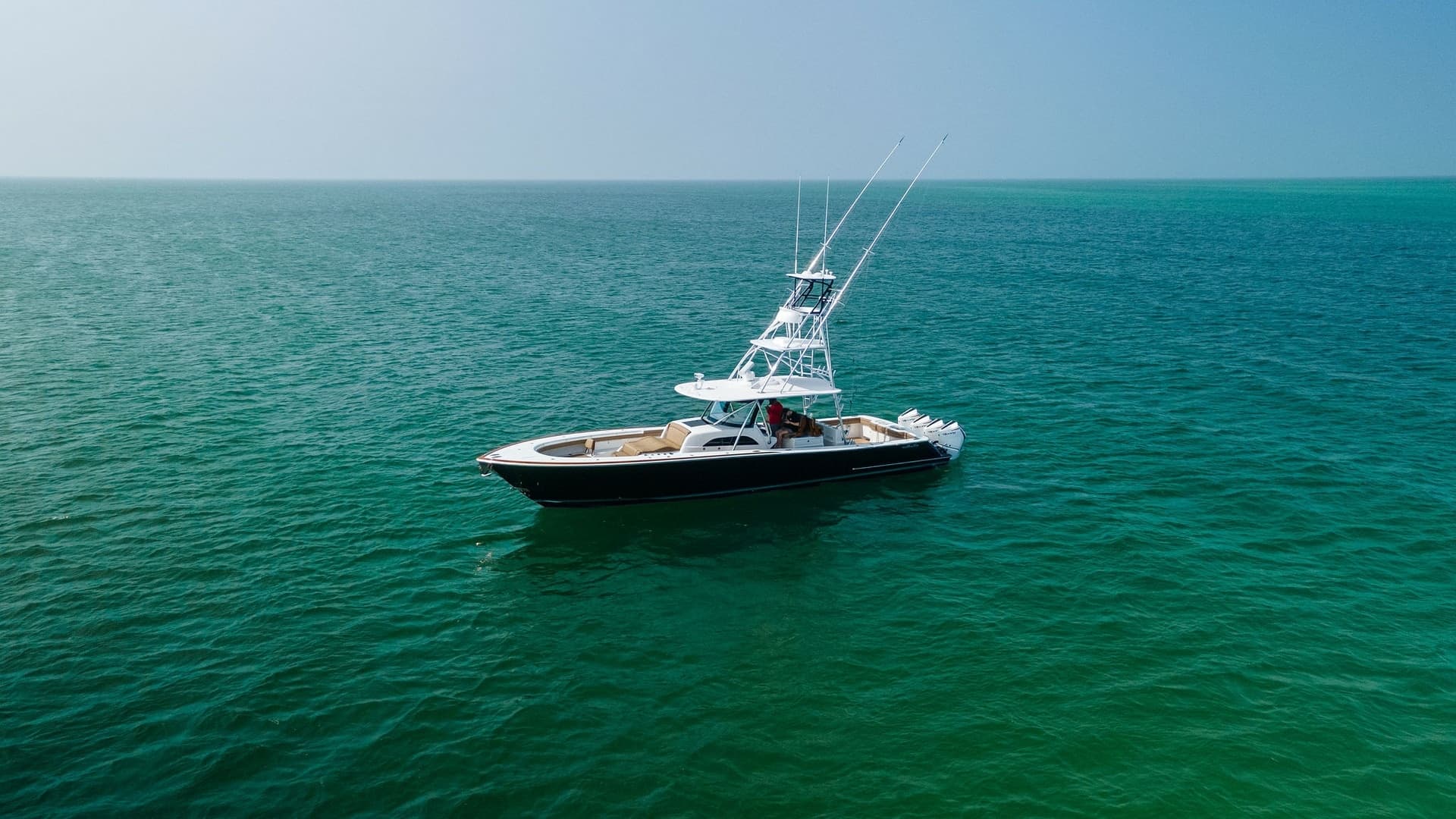 Aerial View of V-46 Sportfish