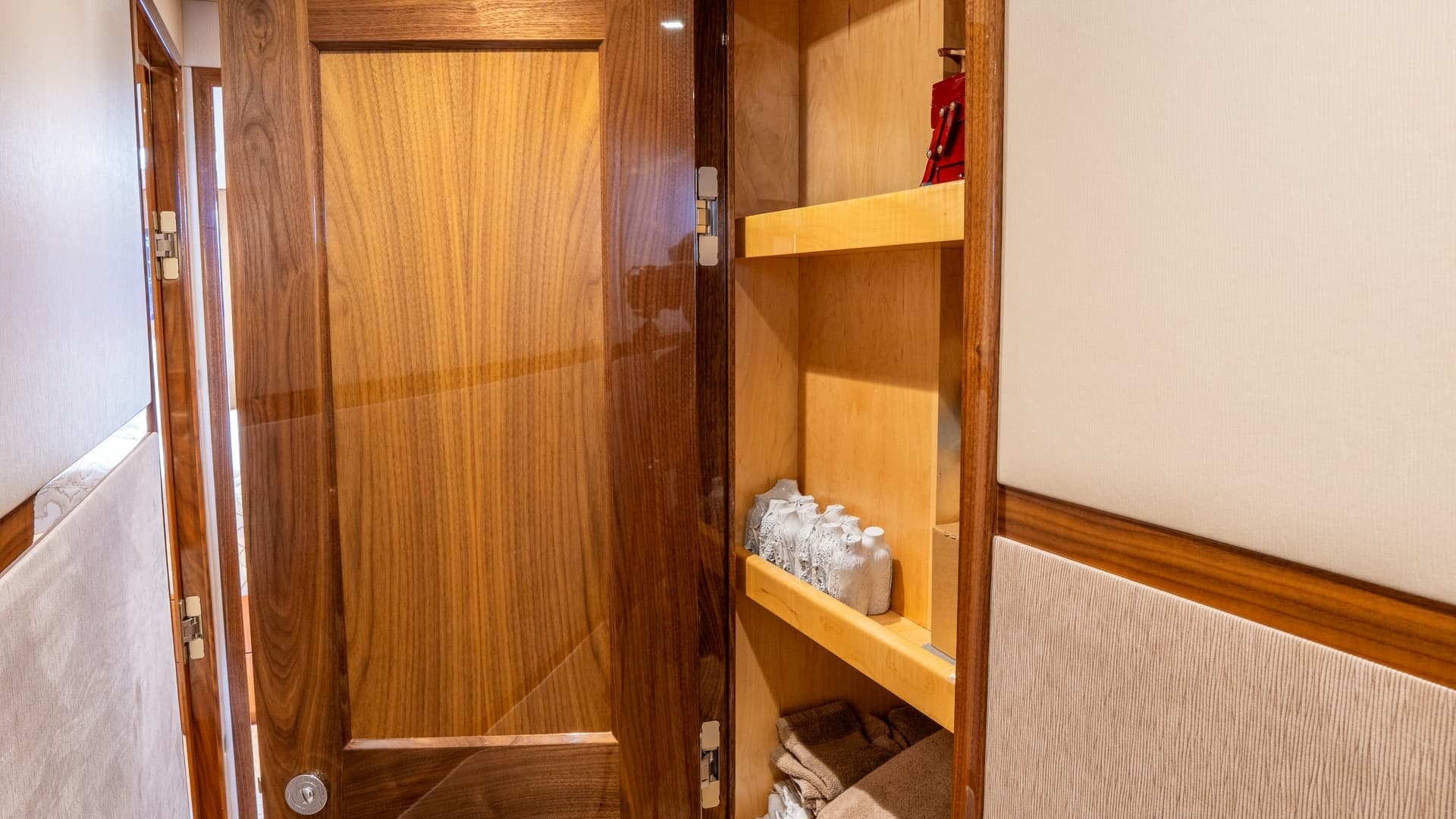 Hallway Linen Storage Area