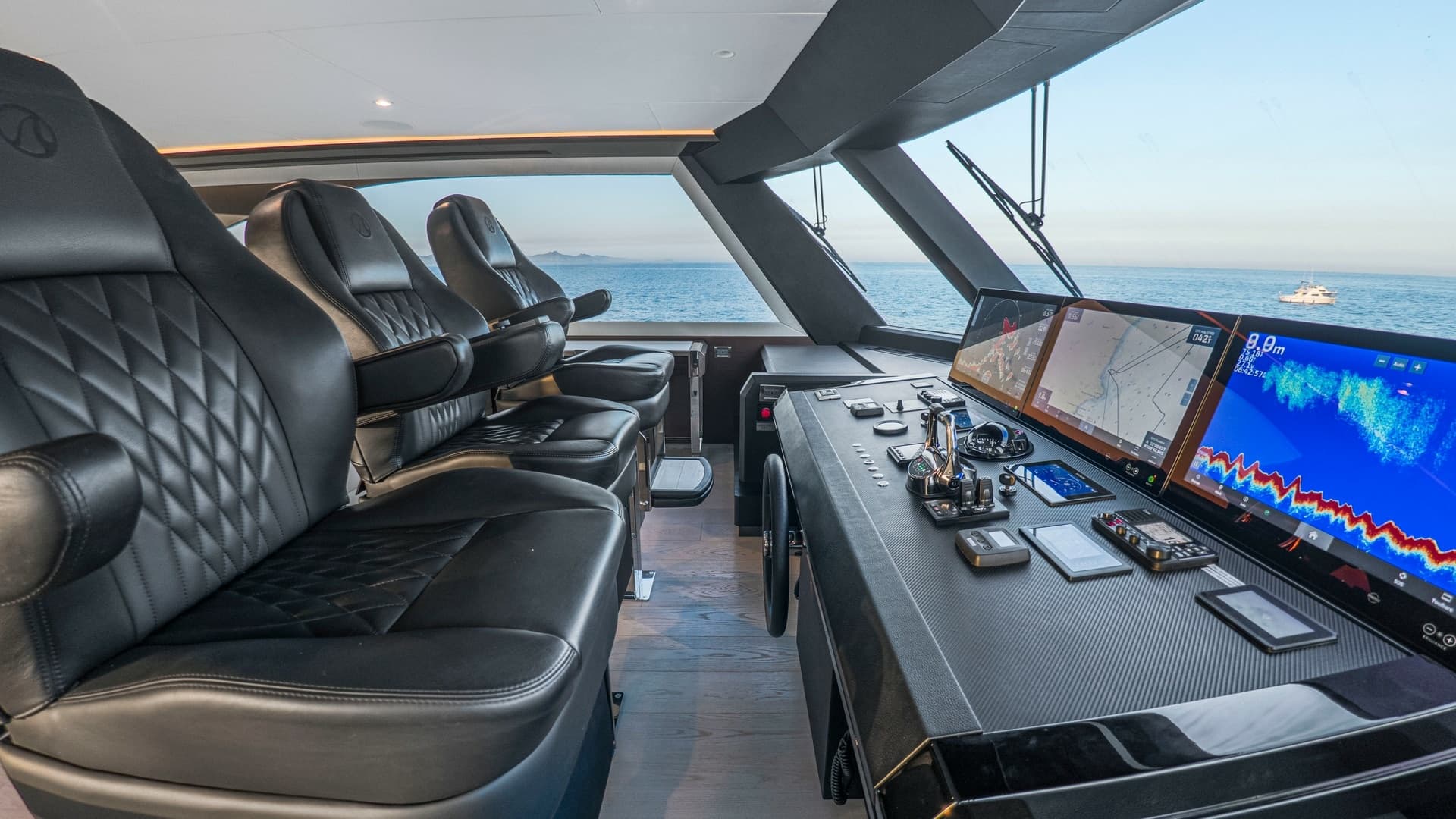 Modern Helm Station with Ocean Views