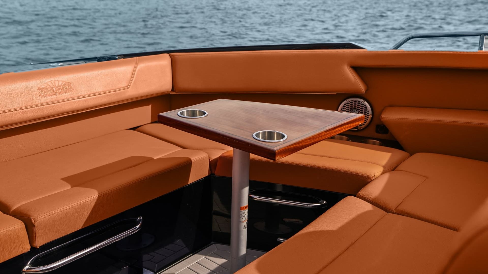 Spacious Aft Deck Lounge Area