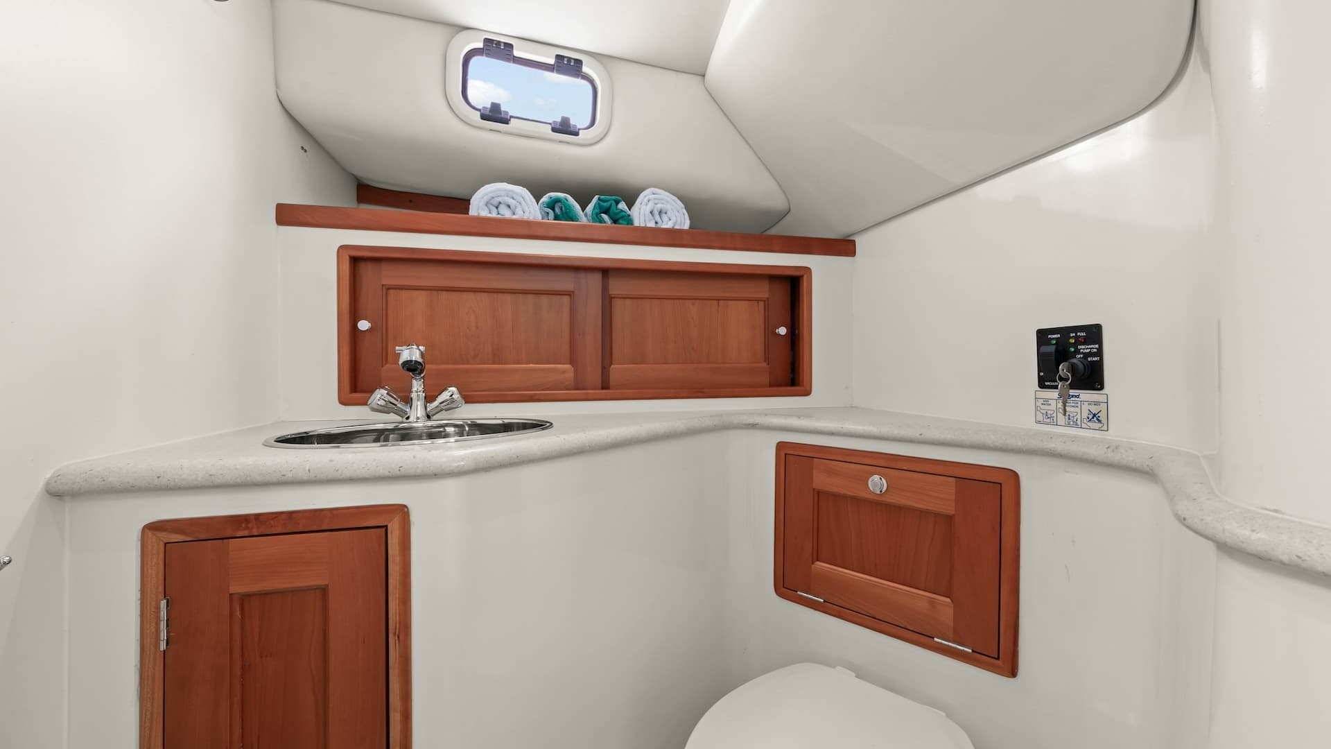 Compact Yacht Head with Storage