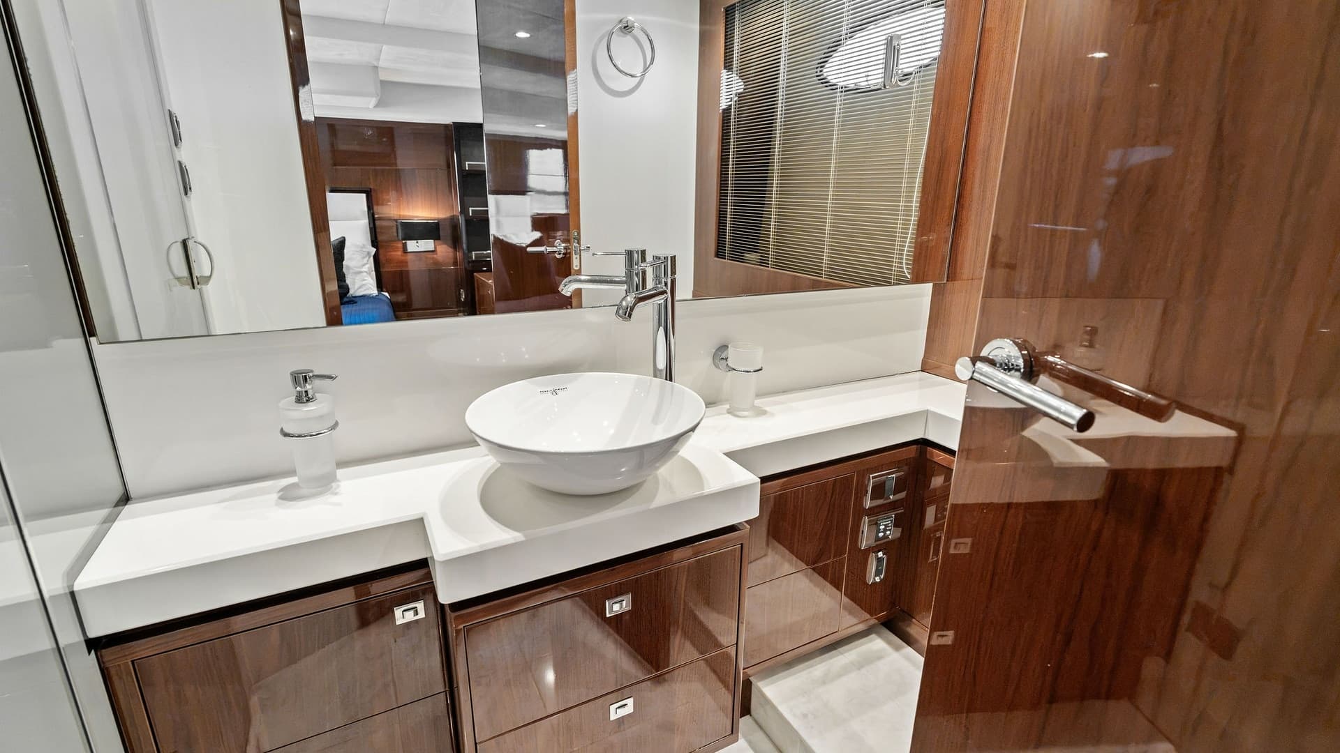 Elegant Master Bathroom Vanity Area