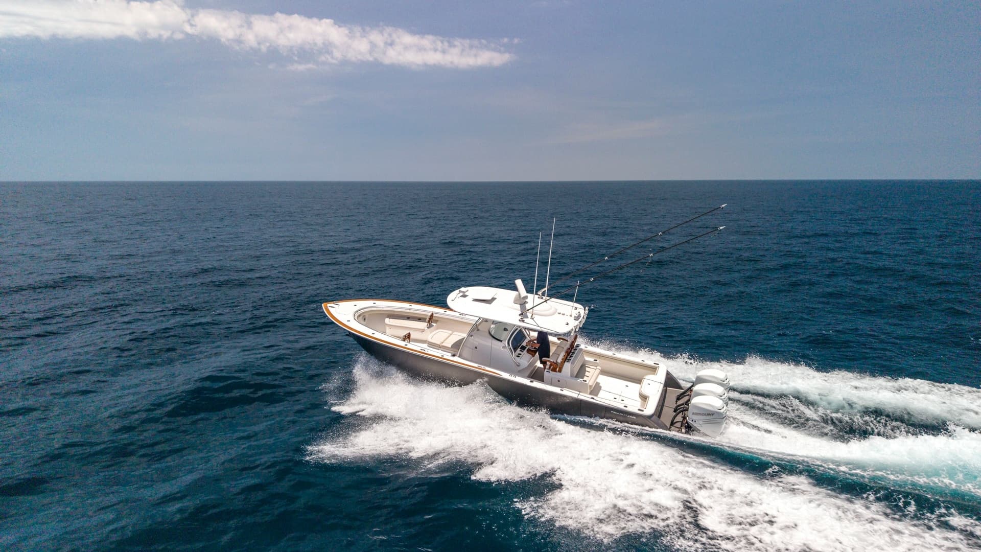 Aerial View of Valhalla V-37 in Motion