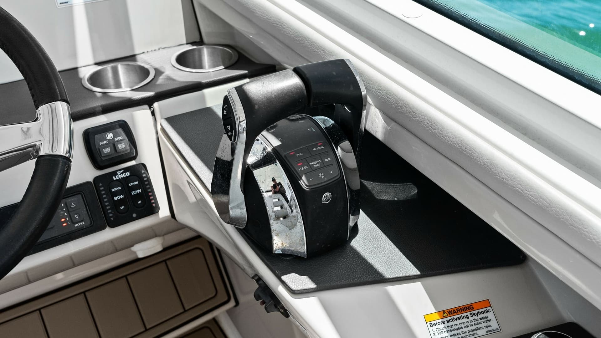 Helm Throttle Controls and Console