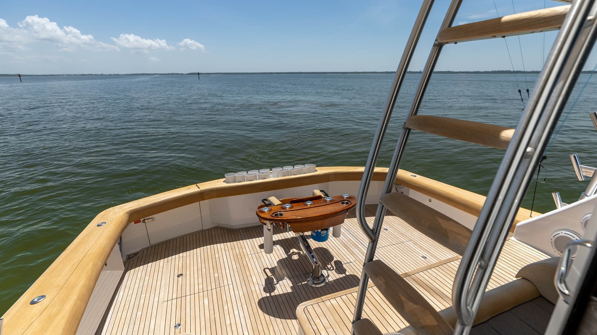 Spacious Aft Deck with Ladder Access