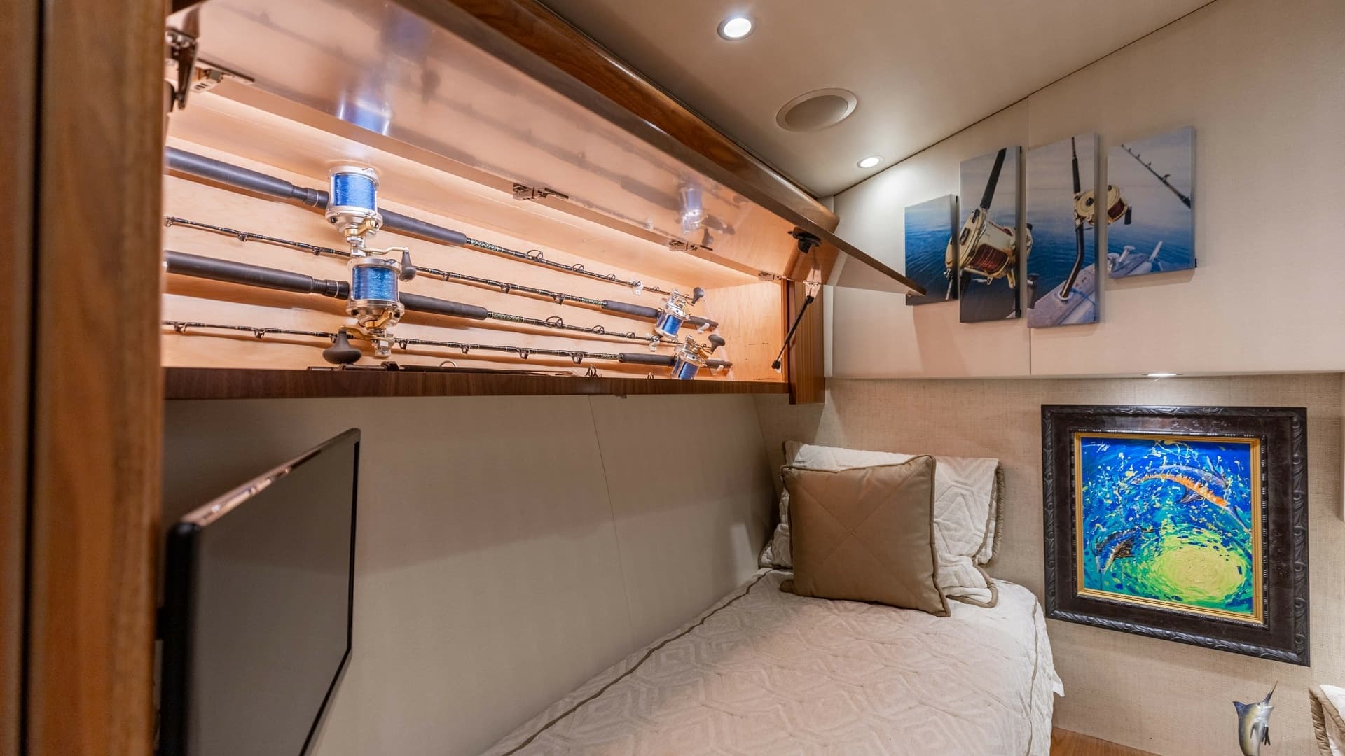 Guest Stateroom with Rod Storage