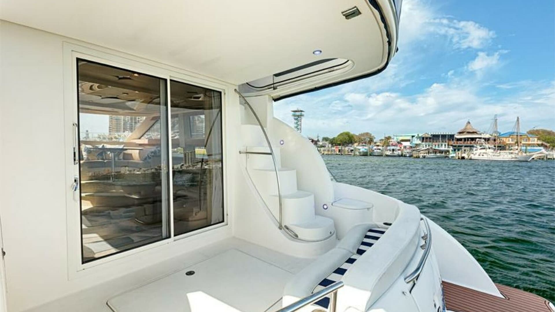 Aft Deck with Staircase Access