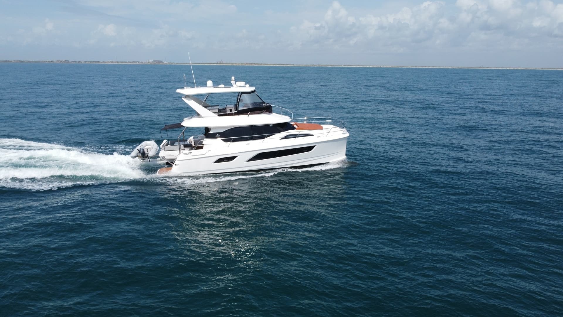 Aquila 44 CAT Cruising Side Profile