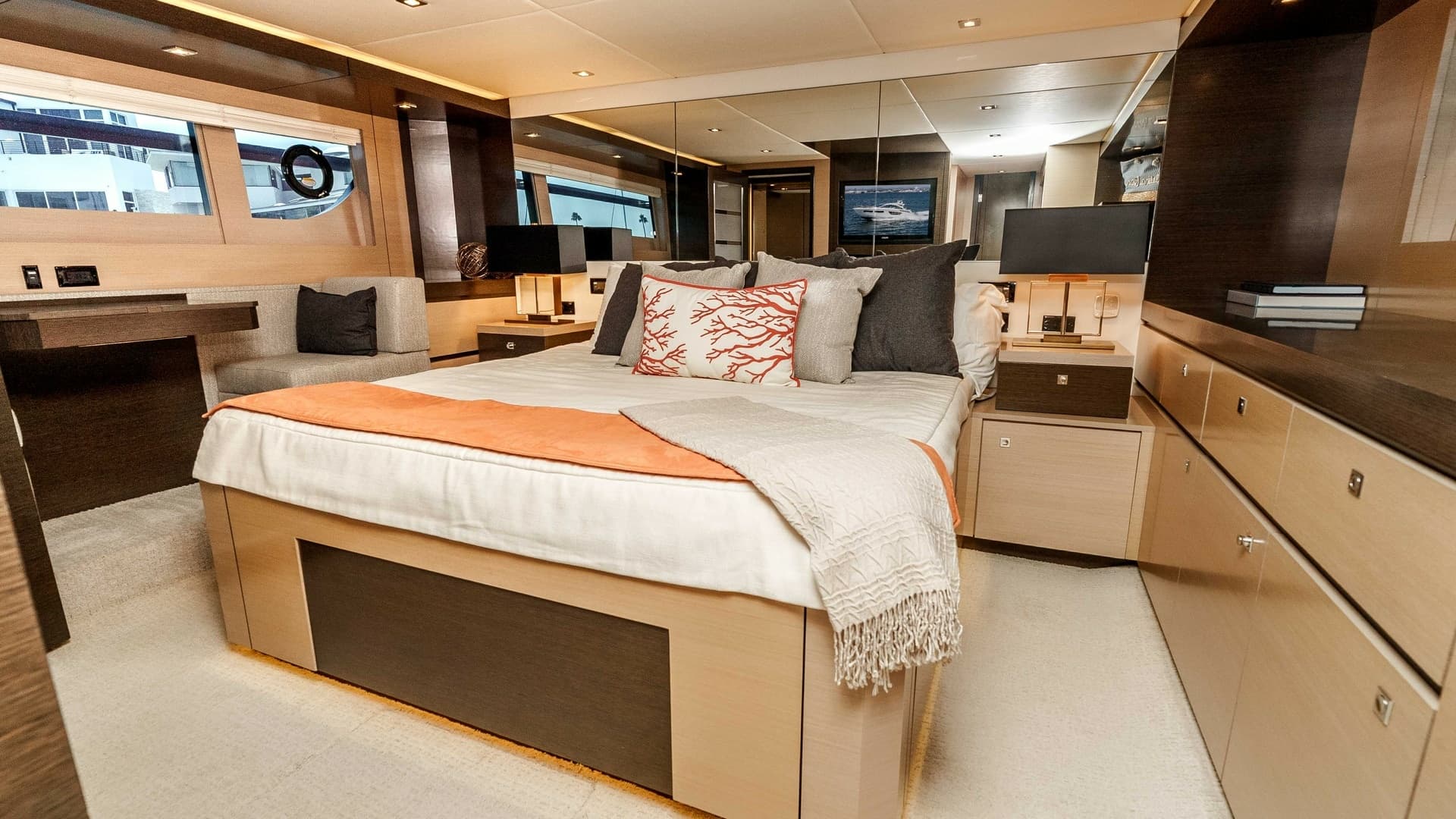 2017 Cruisers 60 Cantius 'Rising Star' - Master Stateroom with Queen Bed