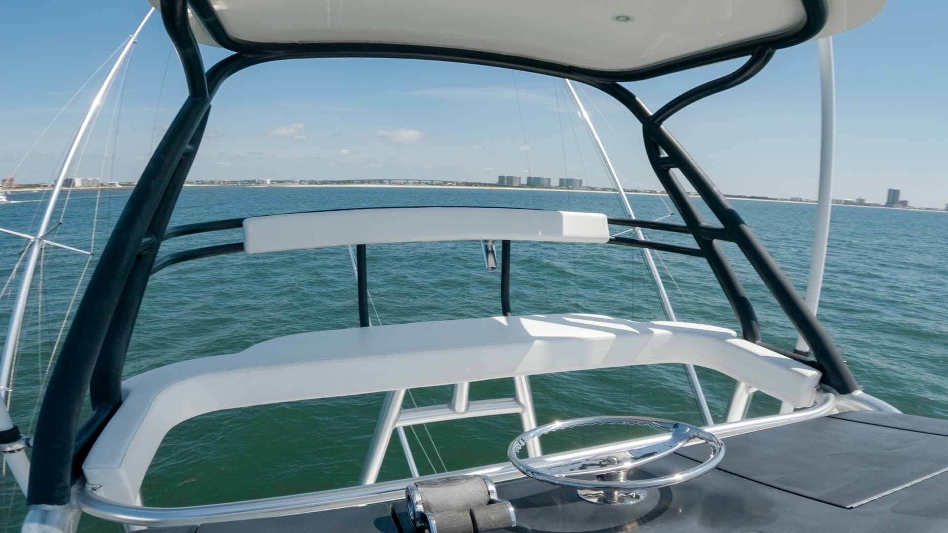 Flybridge Helm Station View