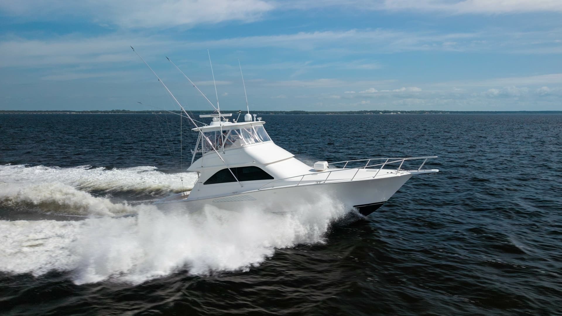 Side View of Viking 45 Convertible