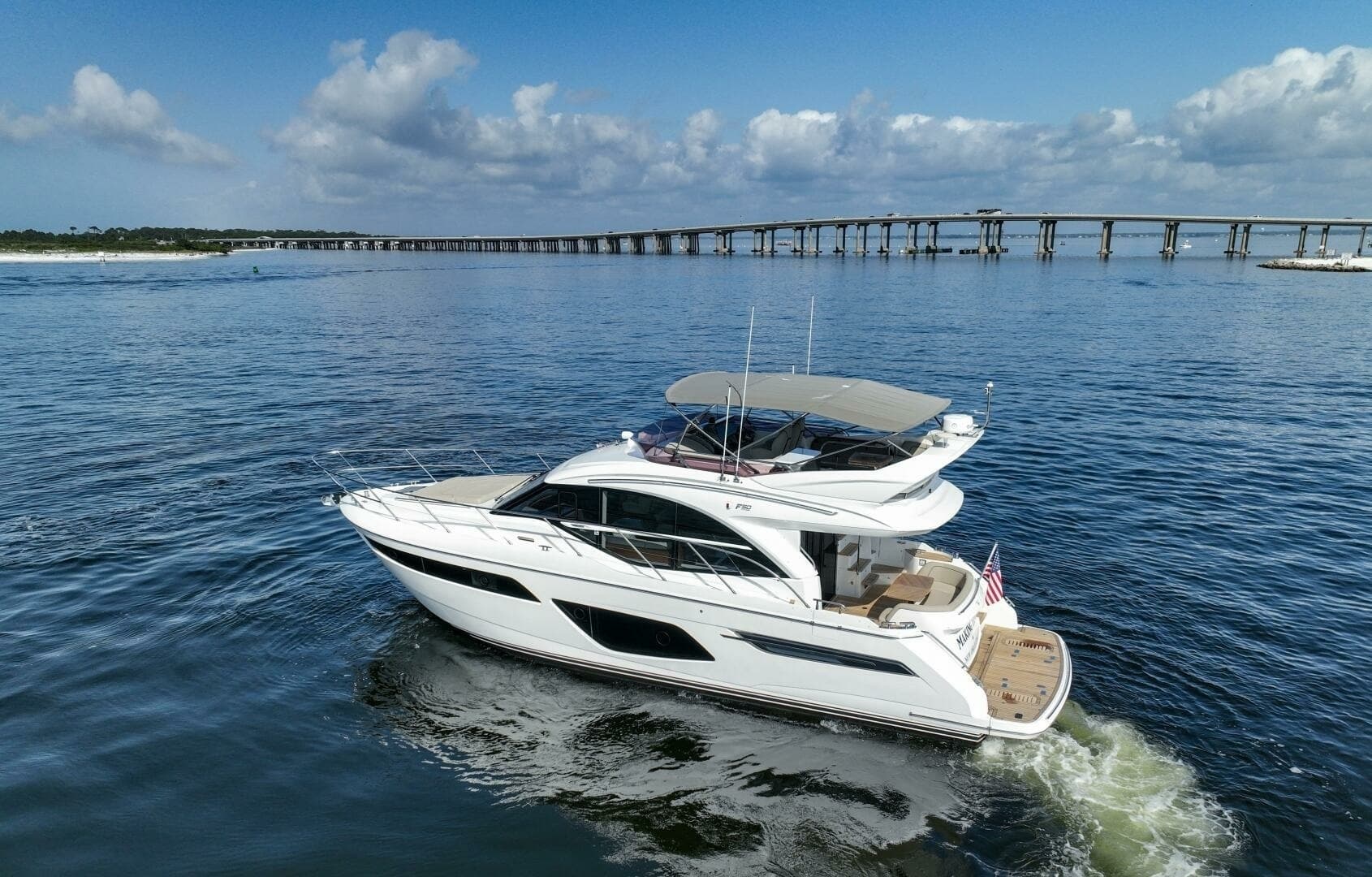 2021 Princess F50- MAKING TIME- Engine room- Port