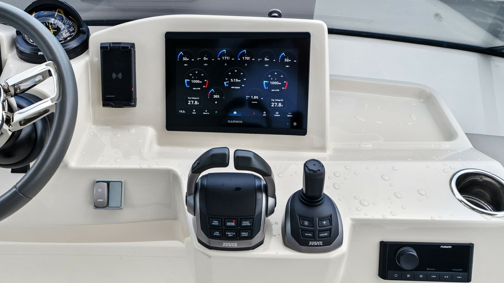 Helm Station with Electronics