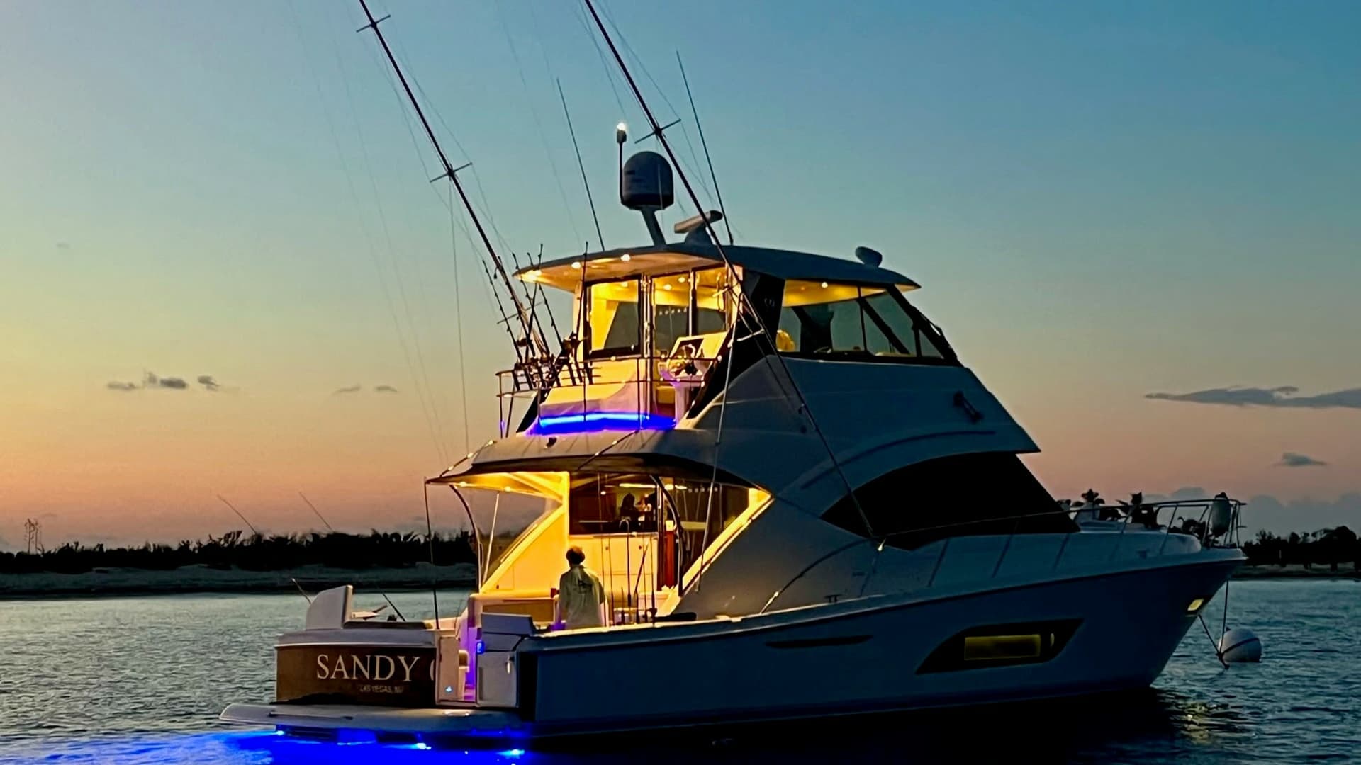 Aft Deck at Sunset