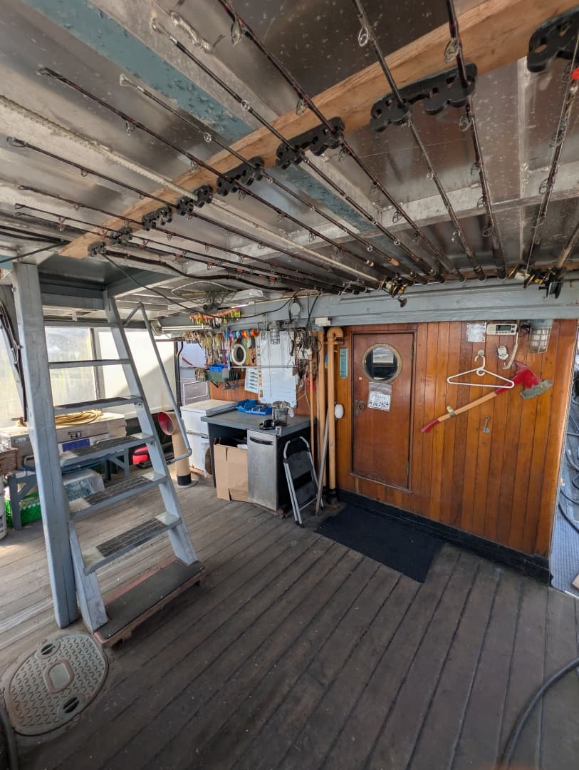 1941 Armstrong Bros. Custom Wooden Trawler Charter Vessel