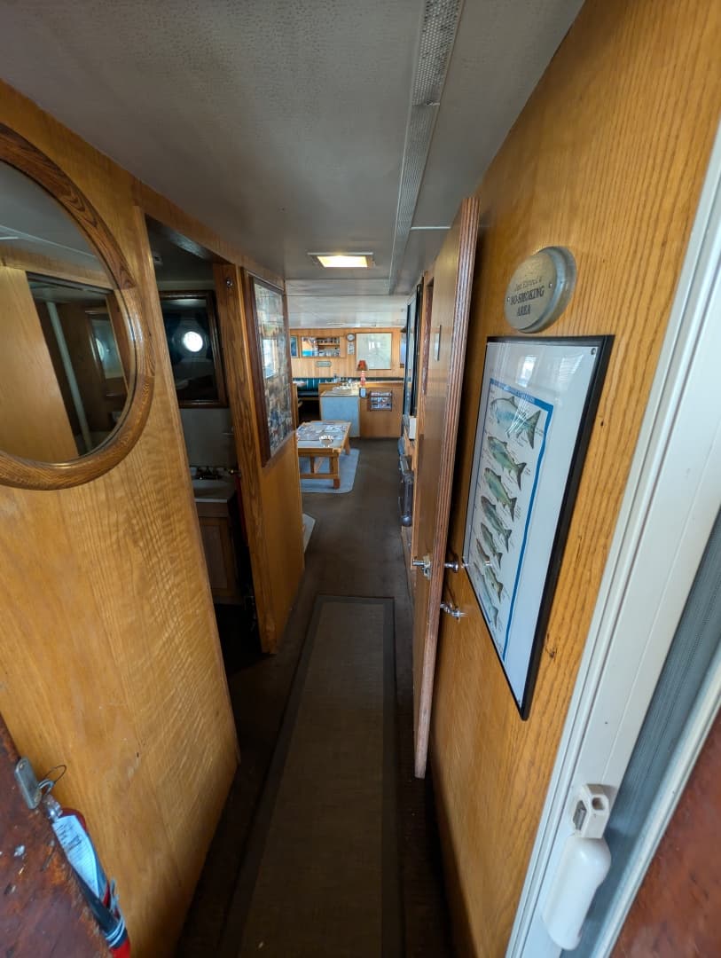1941 Armstrong Bros. Custom Wooden Trawler Charter Vessel