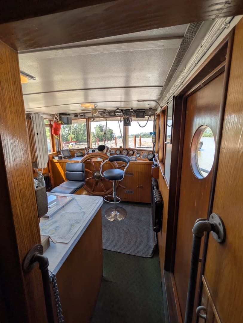 1941 Armstrong Bros. Custom Wooden Trawler Charter Vessel