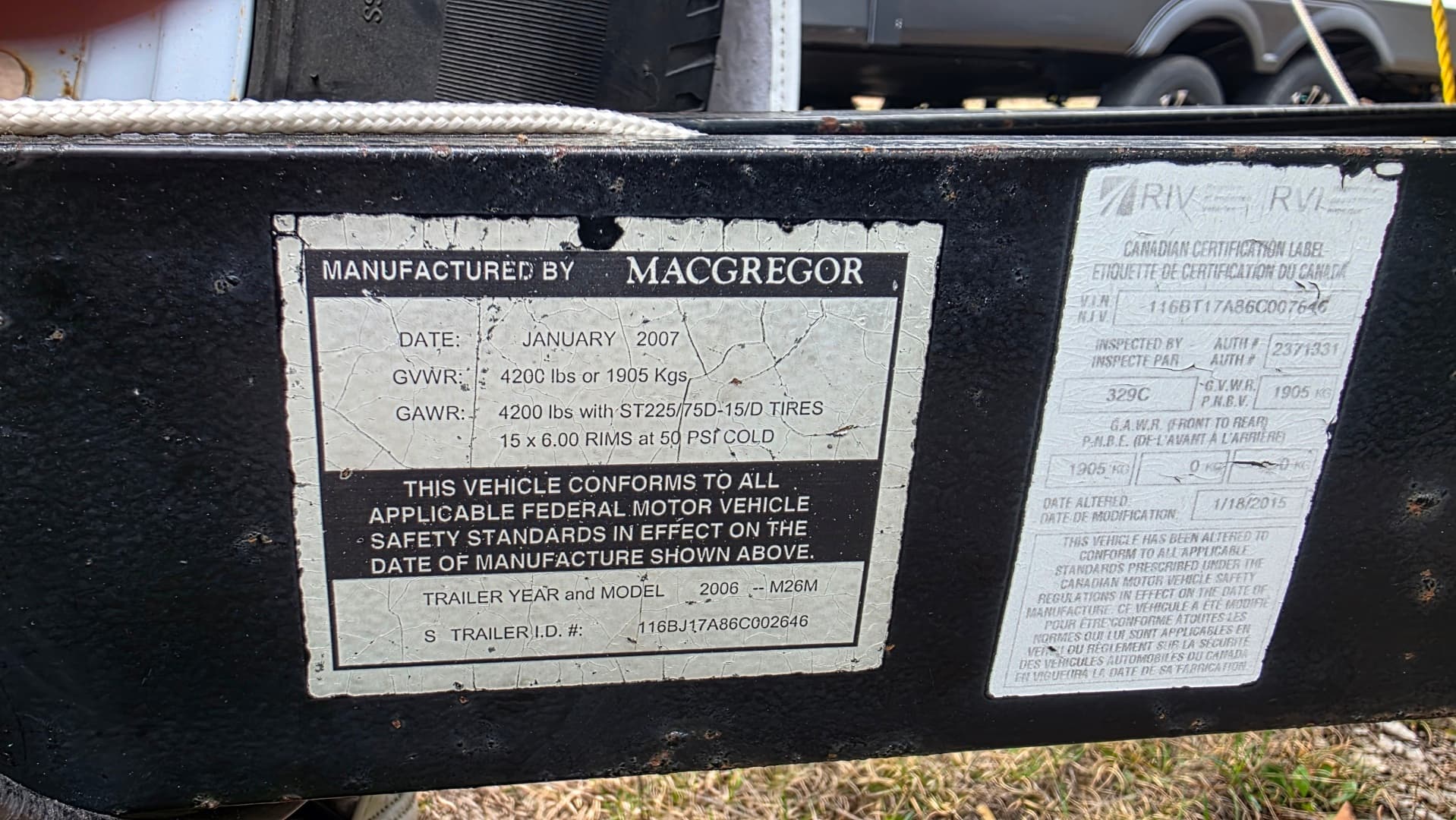 2007 MacGregor 26M 26