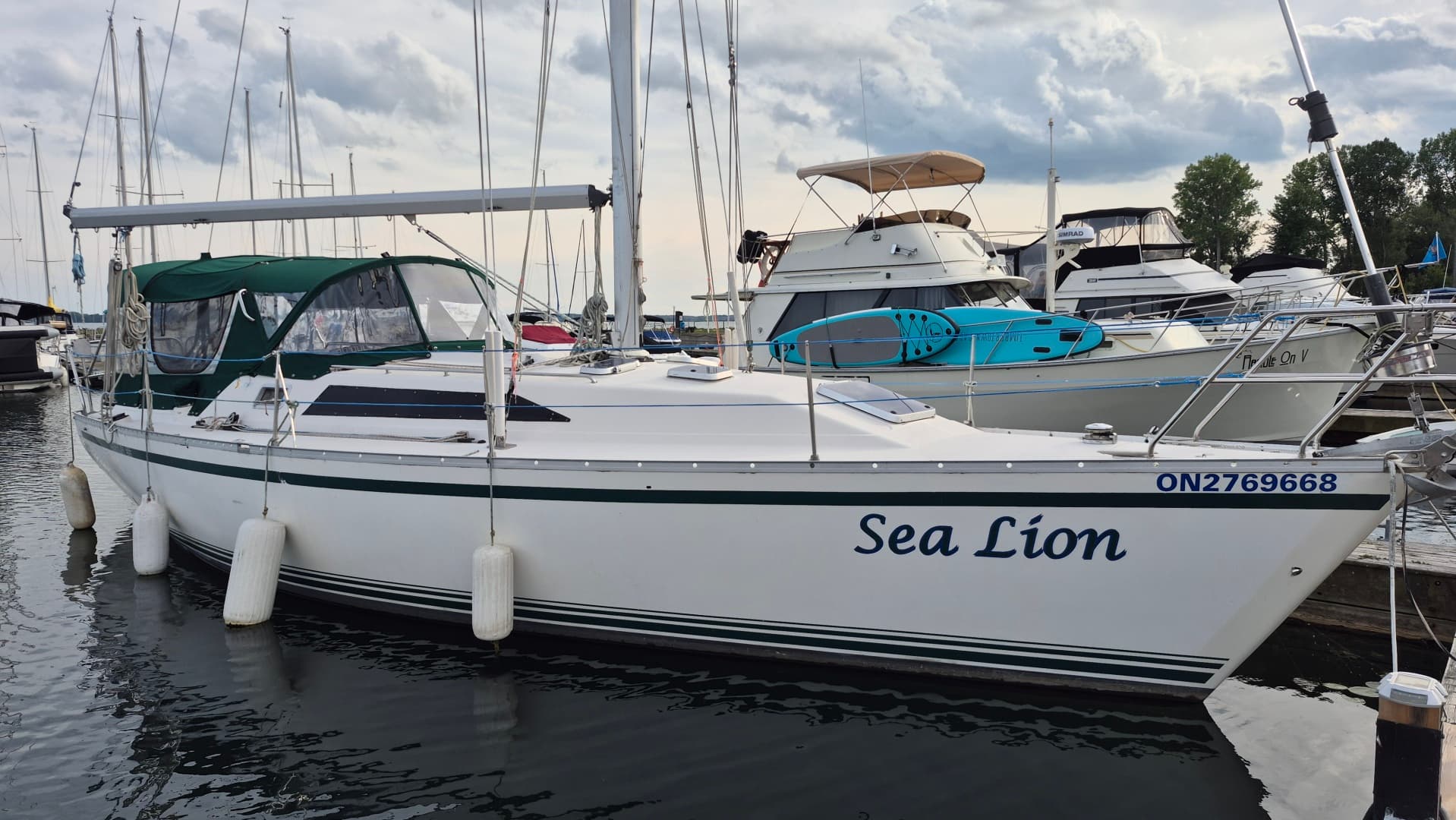 1988 Canadian Sailcraft CS 36 MERLIN