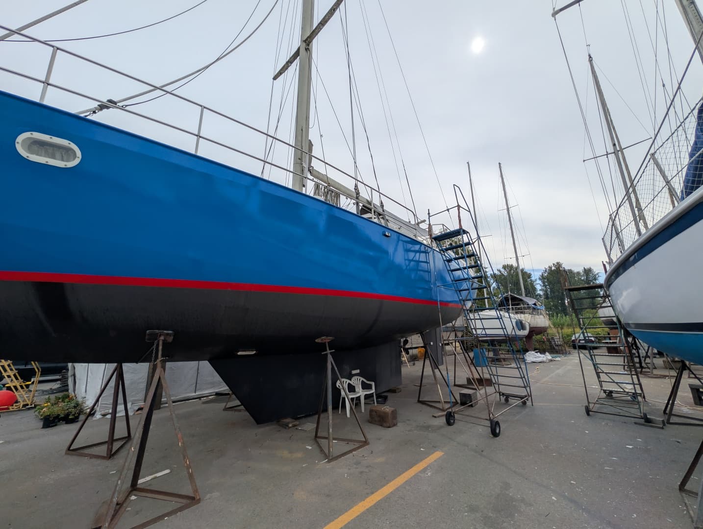 1996 Bruce Roberts  Customer Steel Hull Sailboat