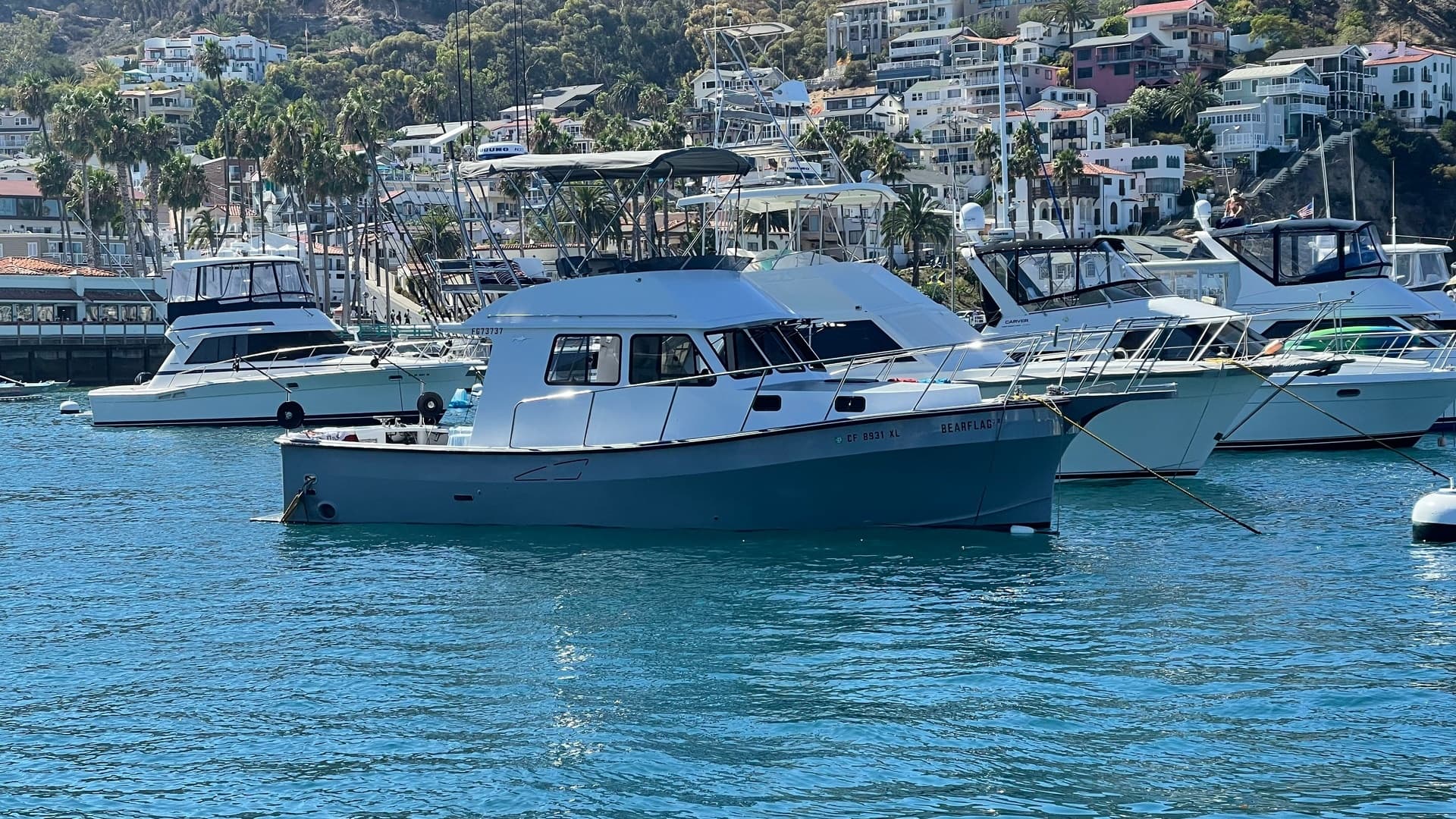Side Profile of Sportfish Yacht