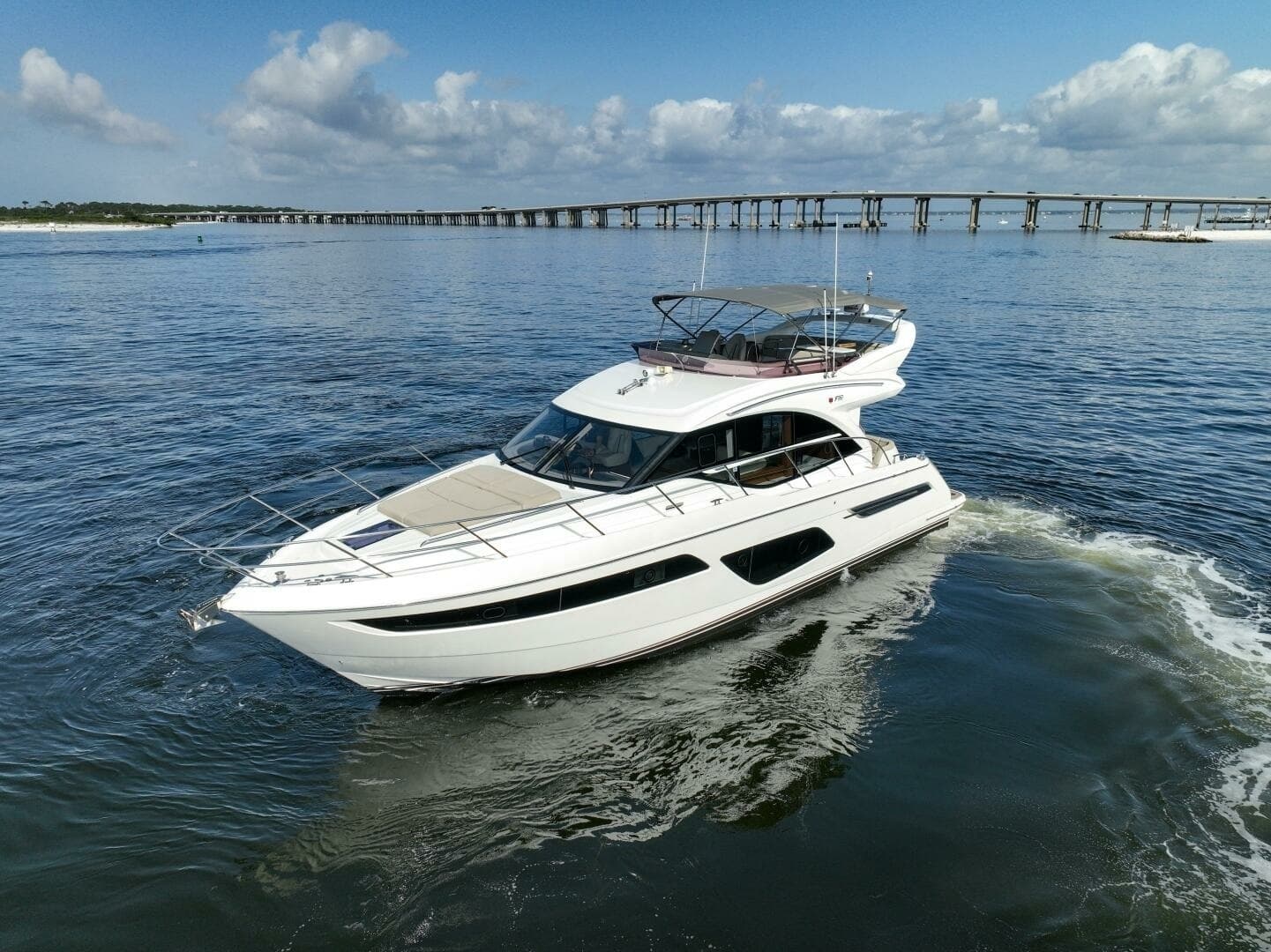 2021 Princess F50- MAKING TIME- Engine room- Bow