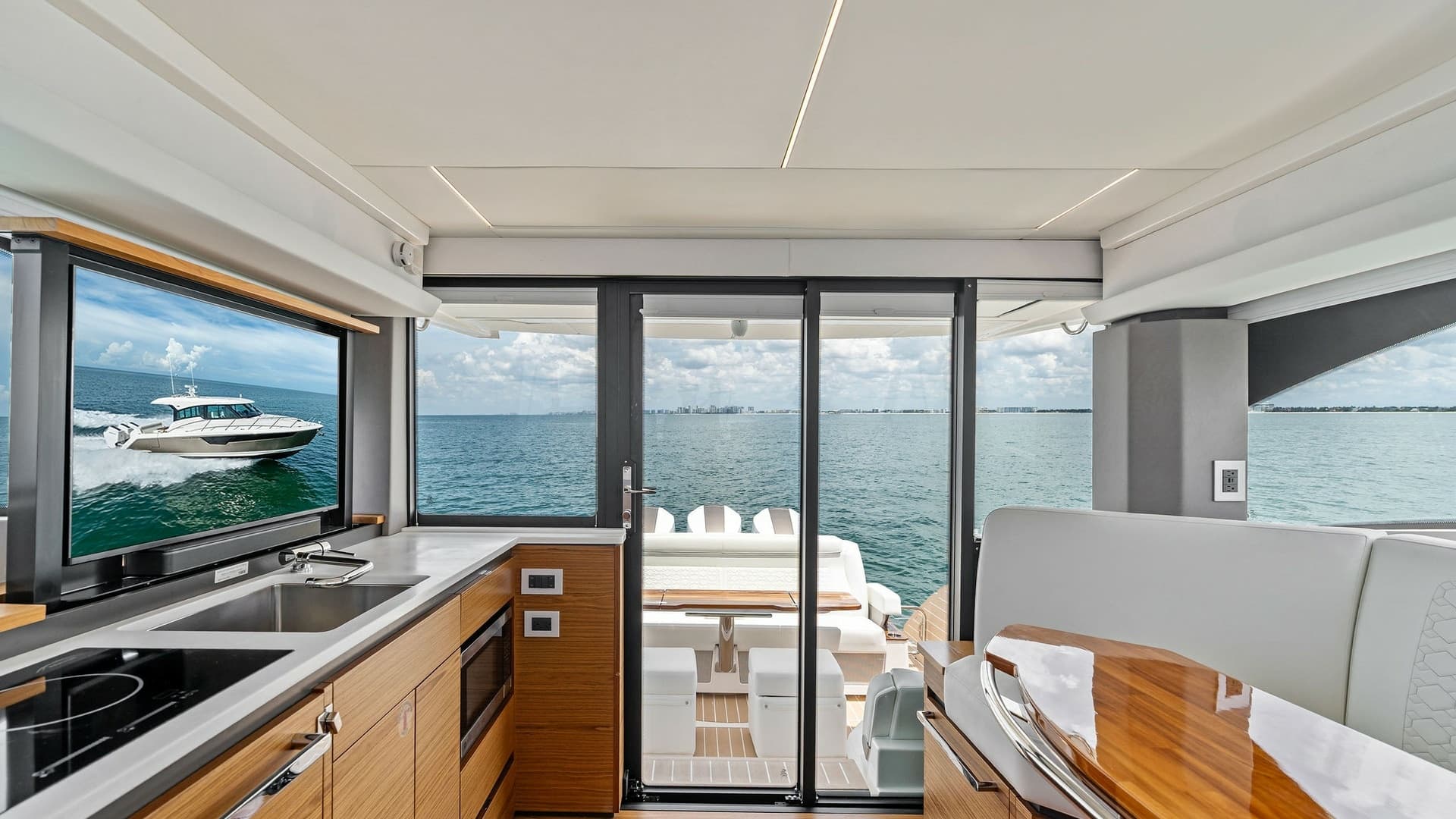 Galley and Aft Deck View