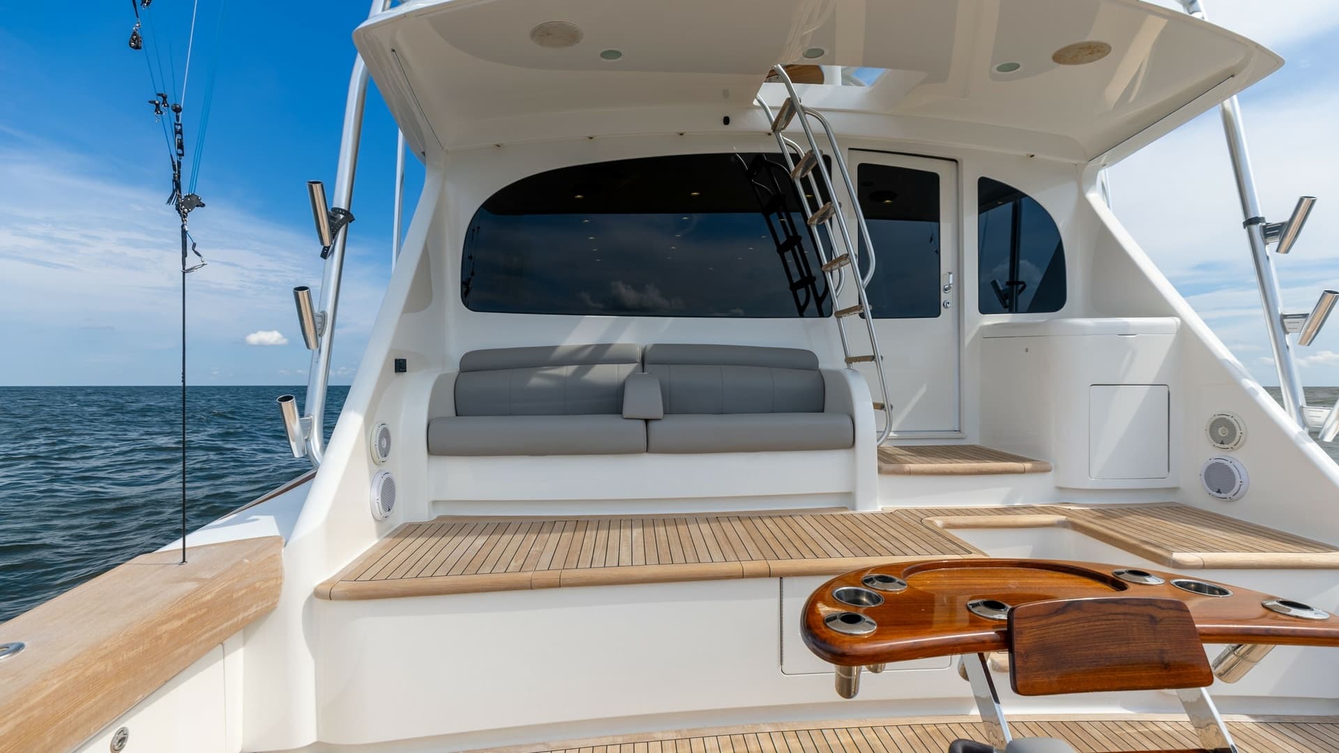 Spacious Aft Deck with Seating