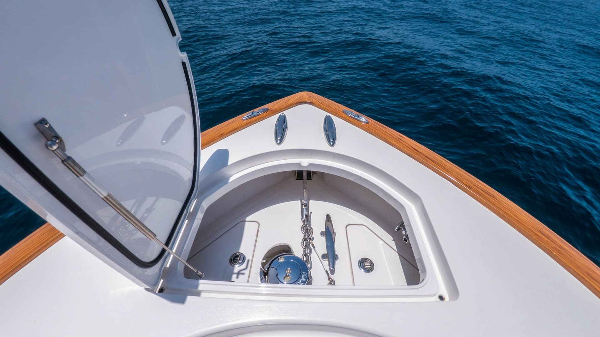 Foredeck Anchor Locker View